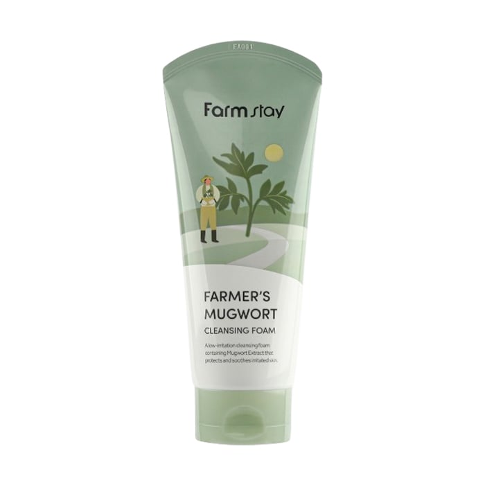 Пінка для вмивання FarmStay Farmer's Mugwort Cleansing Foam з полином, 180 мл