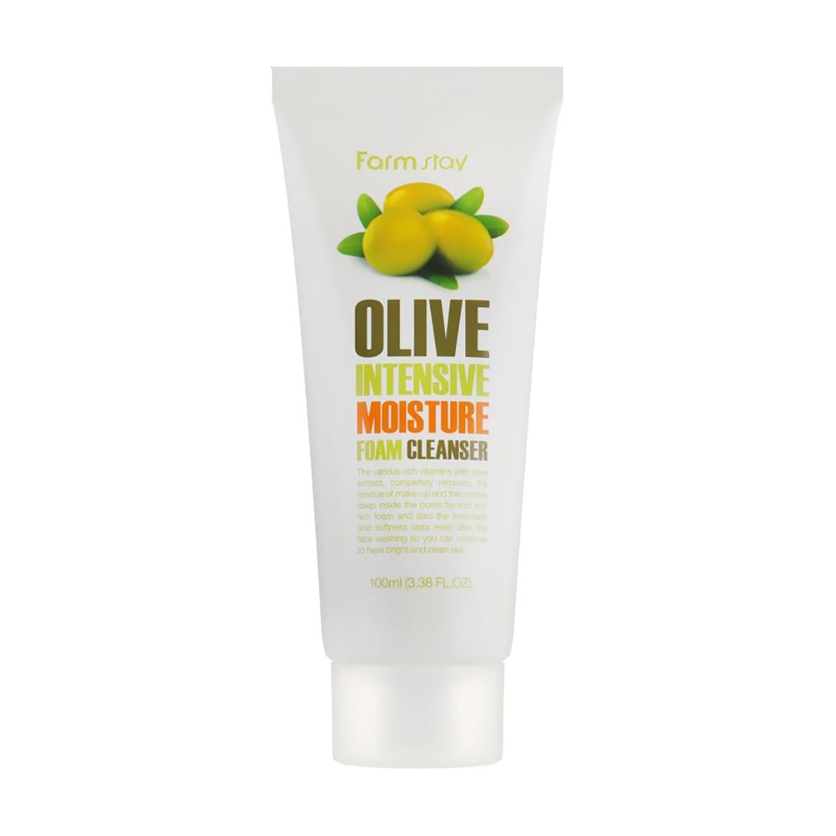 Пінка для вмивання FarmStay Olive Intensive Moisture Foam Cleanser з екстрактом оливи, 100 мл