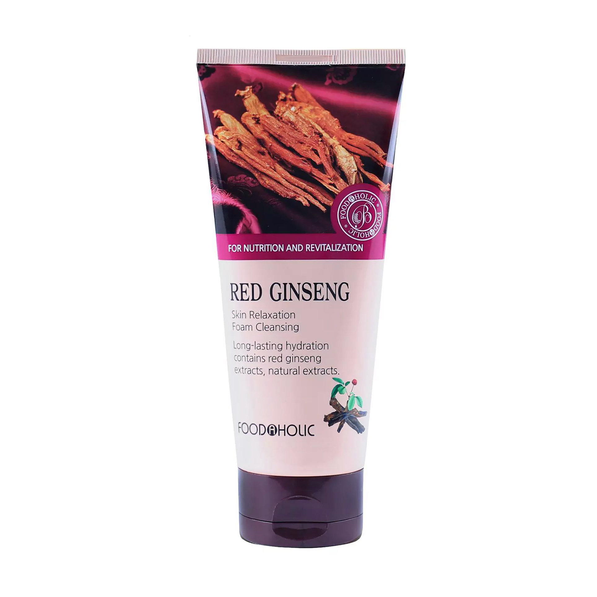 Пінка для вмивання Food A Holic  Red Ginseng Nature Foam Cleansing з червоним женьшенем, 150 мл