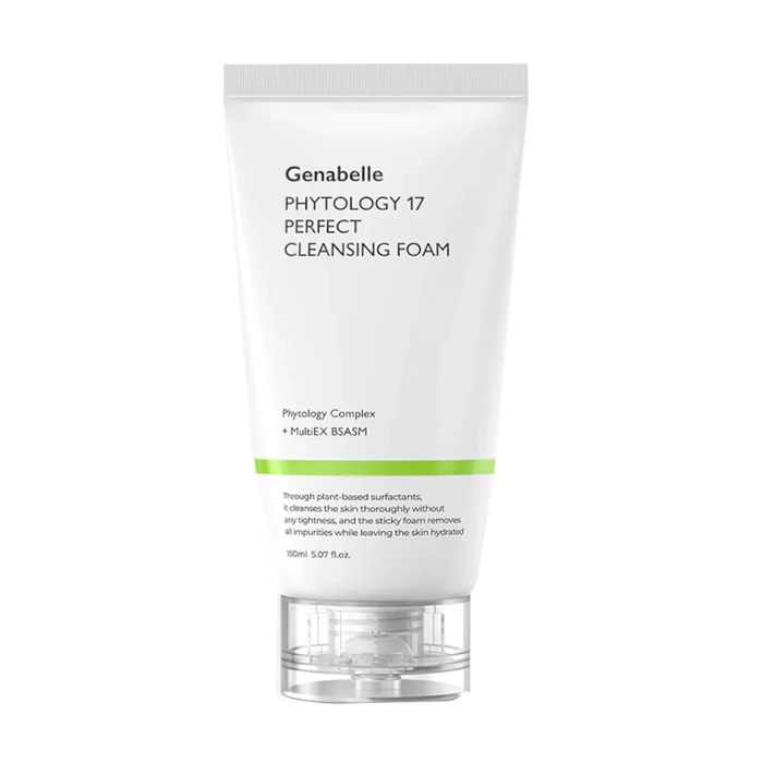 Пінка для вмивання із заспокійливим комплексом Genabelle Phytology 17 Perfect Cleansing Foam, 150 мл
