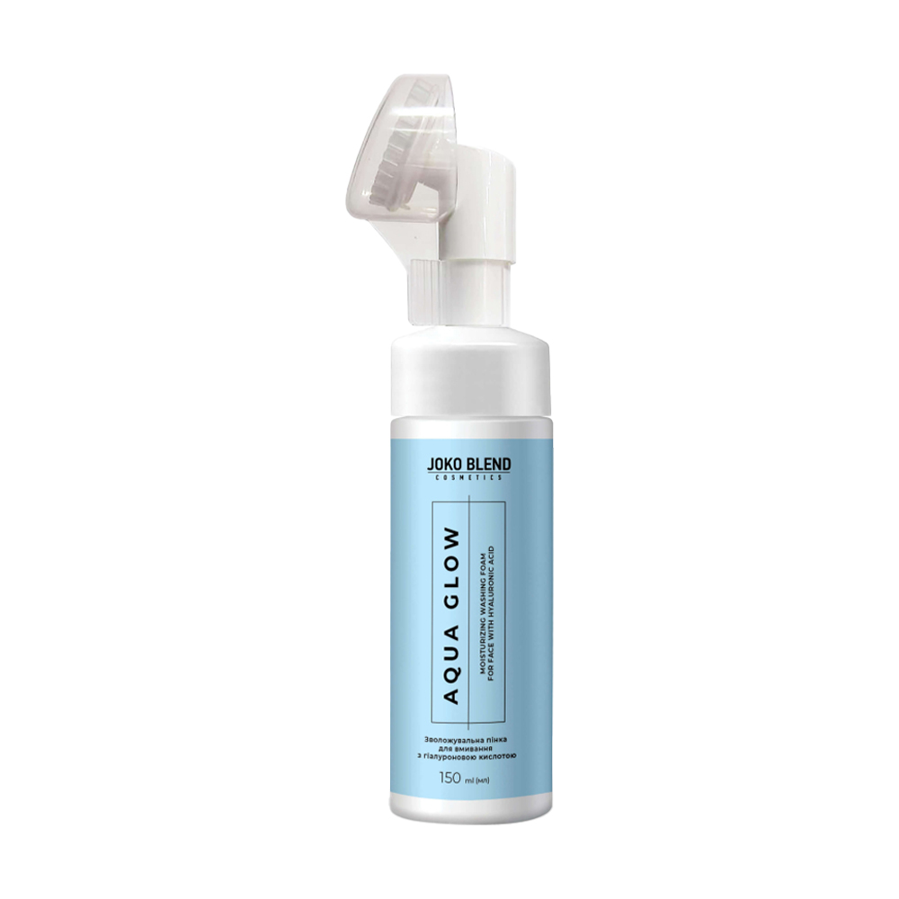 Пінка для вмивання Joko Blend Aqua Glow Moisturizing Washing Foam з гіалуроновою кислотою, 150 мл