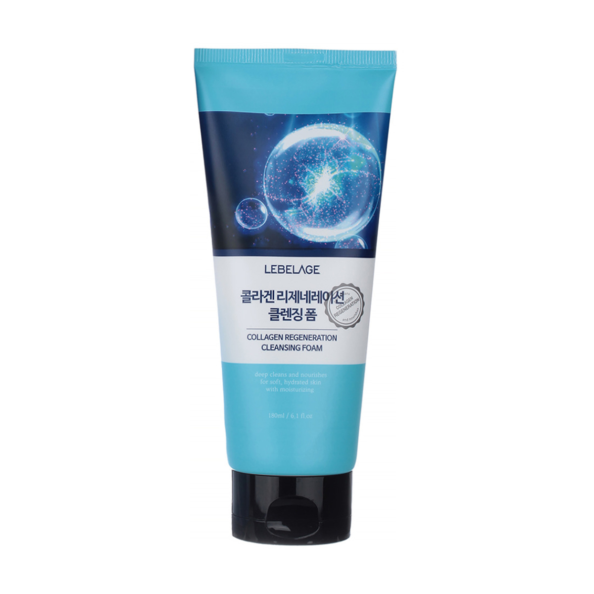 Пінка для вмивання Lebelage Collagen Regeneration Cleansing Foam з колагеном, 180 мл