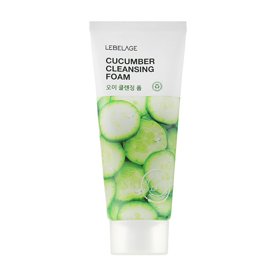 Пінка для вмивання Lebelage Cucumber Cleansing Foam з екстрактом огірка, 100 мл