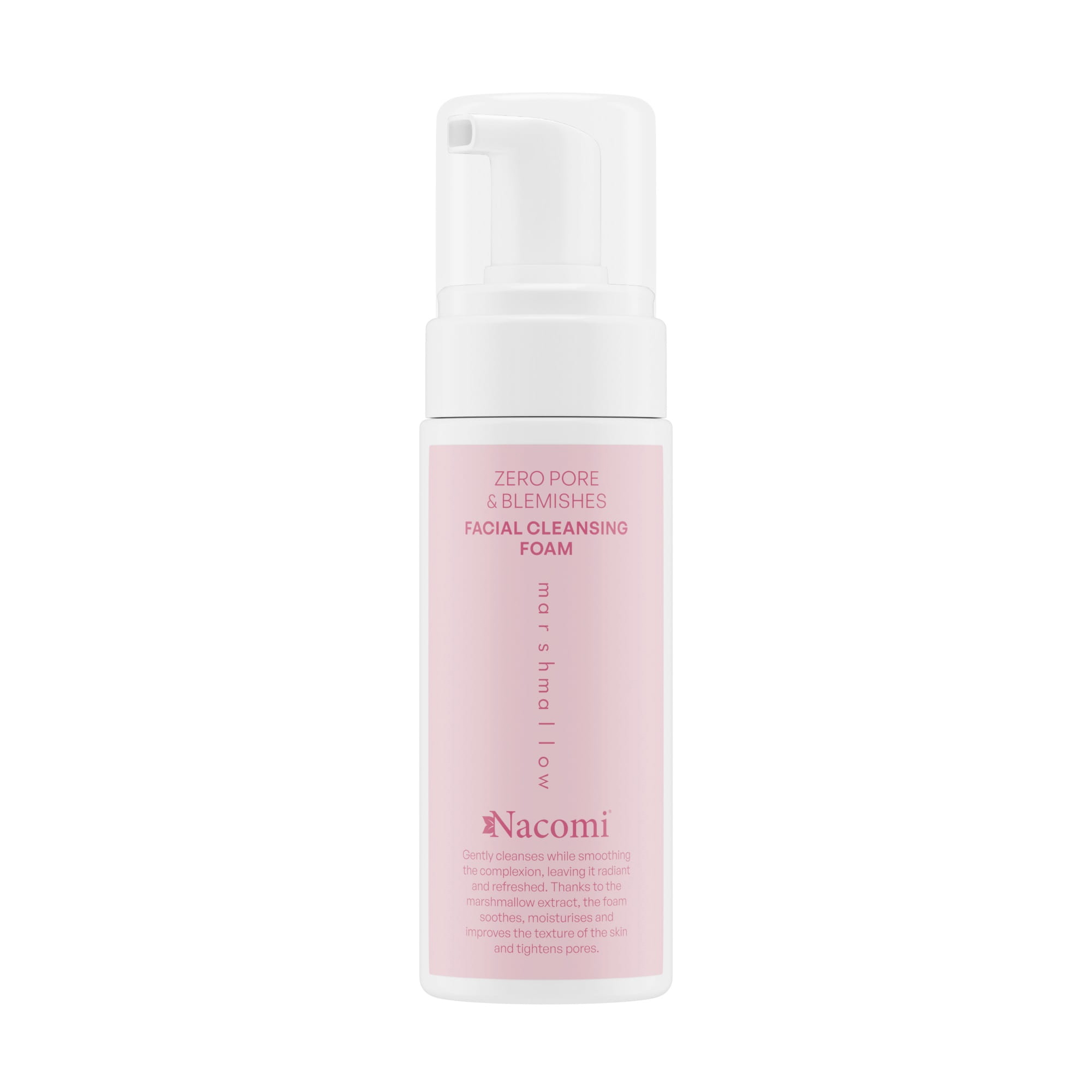 Пінка для вмивання Nacomi Zero Pore &amp; Blemishes Marshmallow Face Cleansing Foam, 150 мл