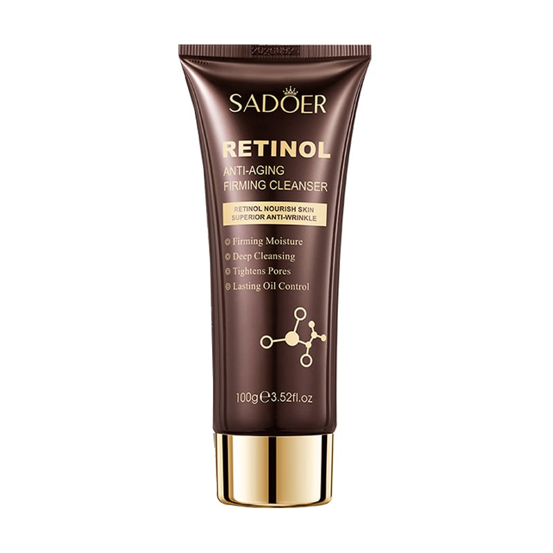 Пінка для вмивання Sadoer Retinol Anti-Aging Firming Cleanser з ретинолом, 100 г
