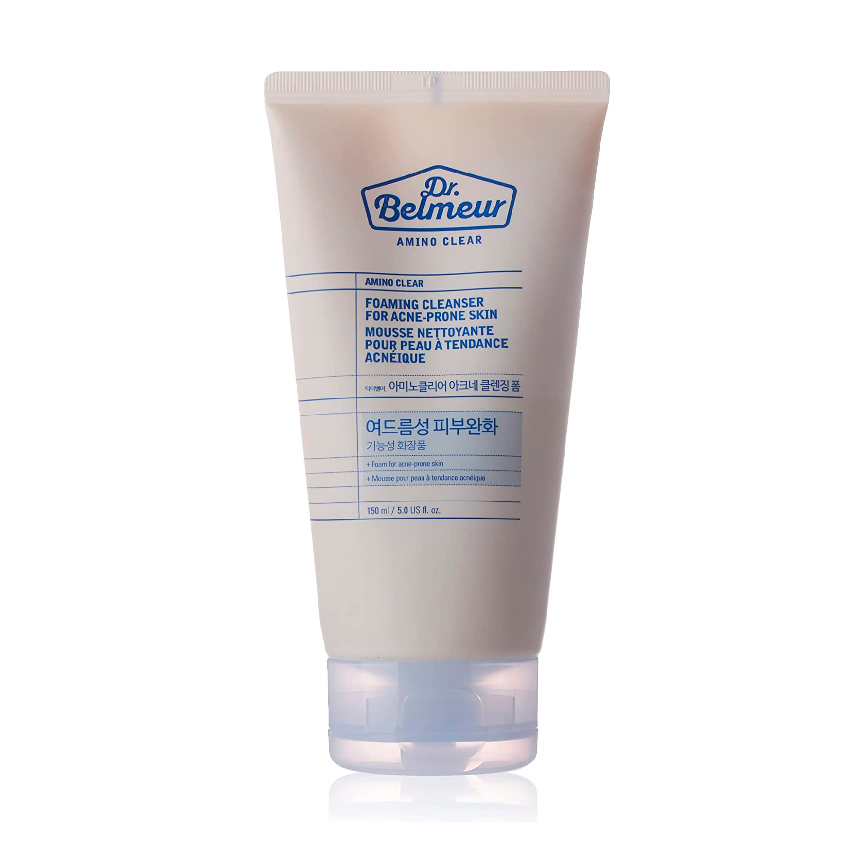 Пінка для вмивання The Face Shop Dr. Belmeur Amino Foaming Cleanser для шкіри схильної до акне, 150 мл