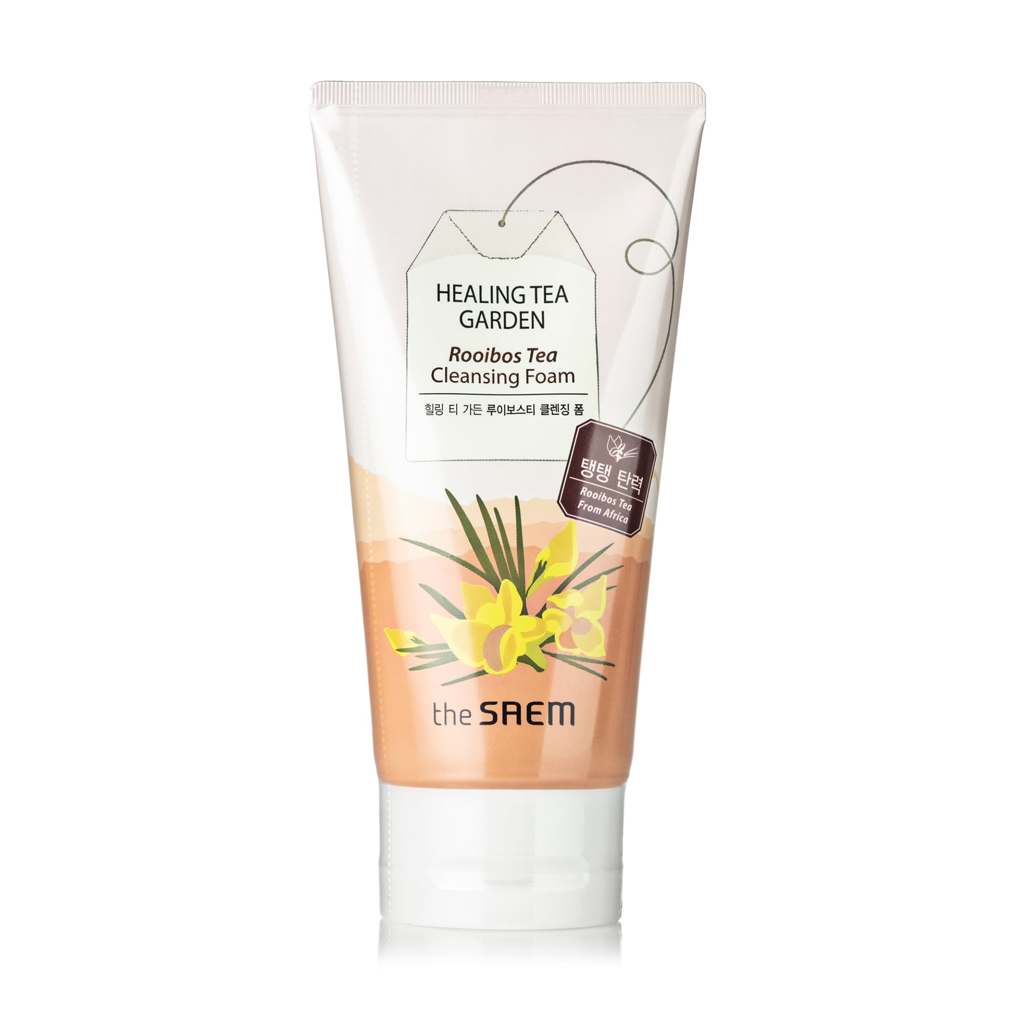 Пінка для вмивання The Saem Healing Tea Garden Rooibos Tea Cleansing Foam з екстрактом чаю ройбуш, 150 мл