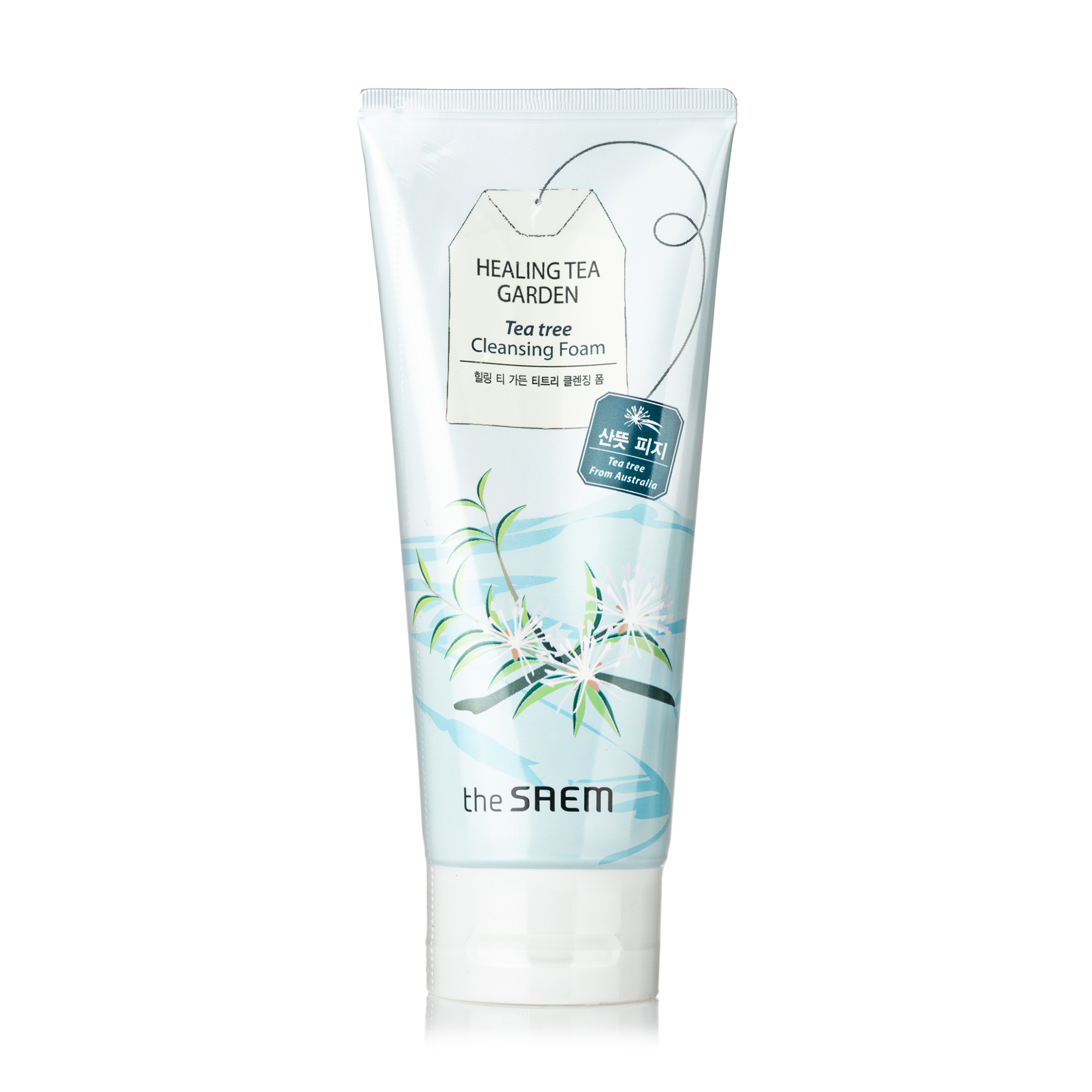 Пінка для вмивання The Saem Healing Tea Garden Tea Tree Cleansing Form з олією чайного дерева, 150 мл