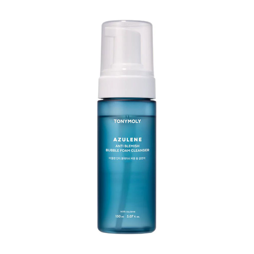 Пінка для вмивання Tony Moly Azulene Anti Blemish Bubble Foam Cleanser проти висипань, з азуленом, 150 мл