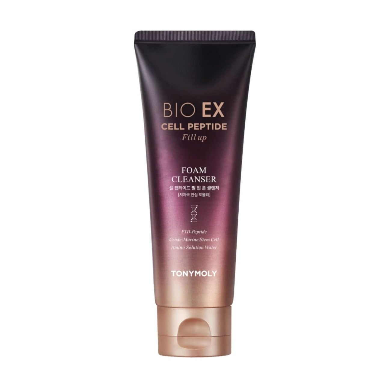 Пінка для вмивання Tony Moly Bio Ex Cell Peptide Fill Up Foam Cleanser з пептидами, 150 мл