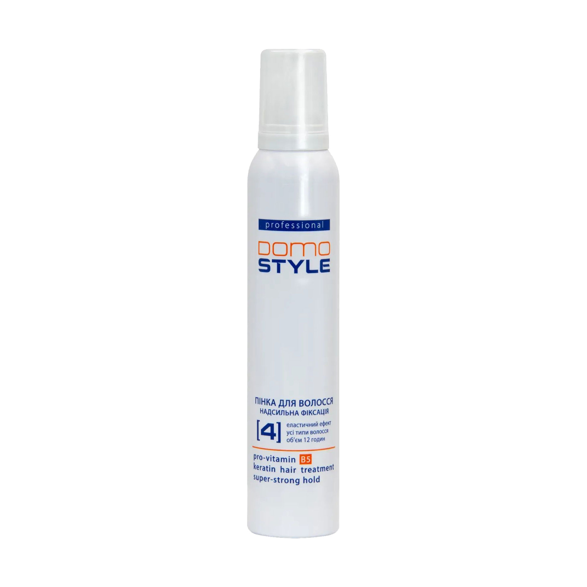 Пінка для волосся Domo Style Professional Hair Treatment Надсильна фіксація, 200 мл
