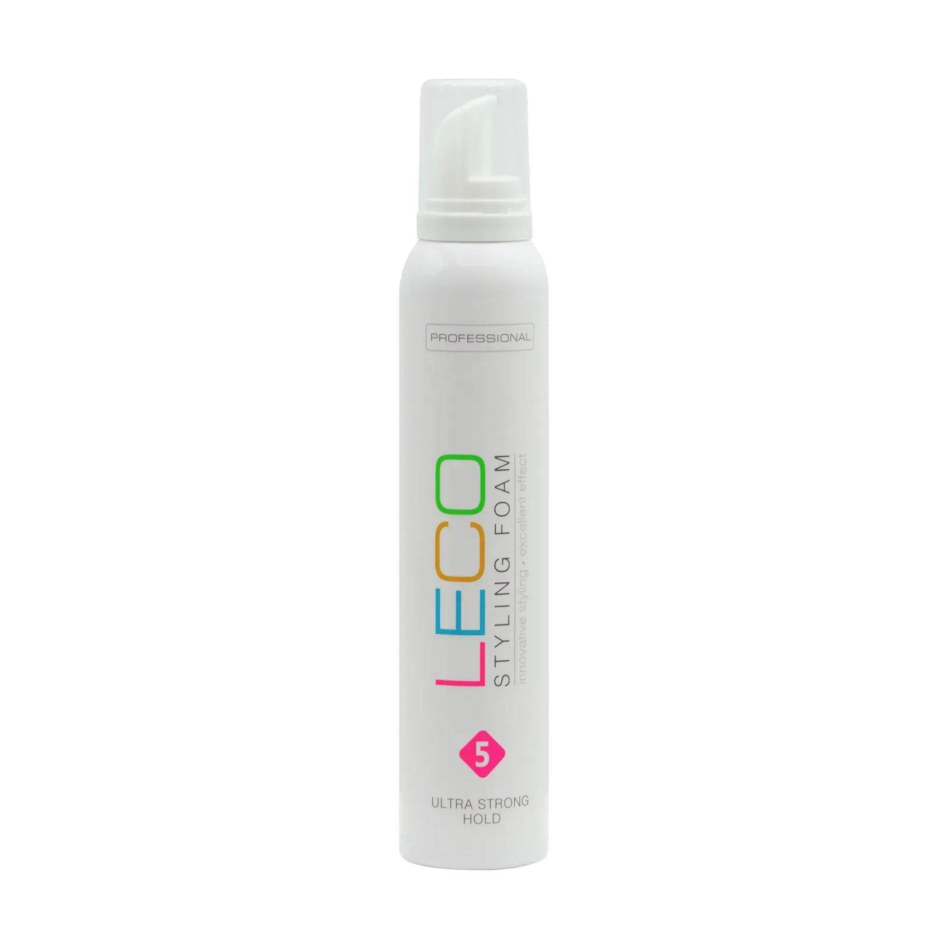 Пінка для волосся Leco Professional Styling Foam Ультрасильна фіксація, 200 мл