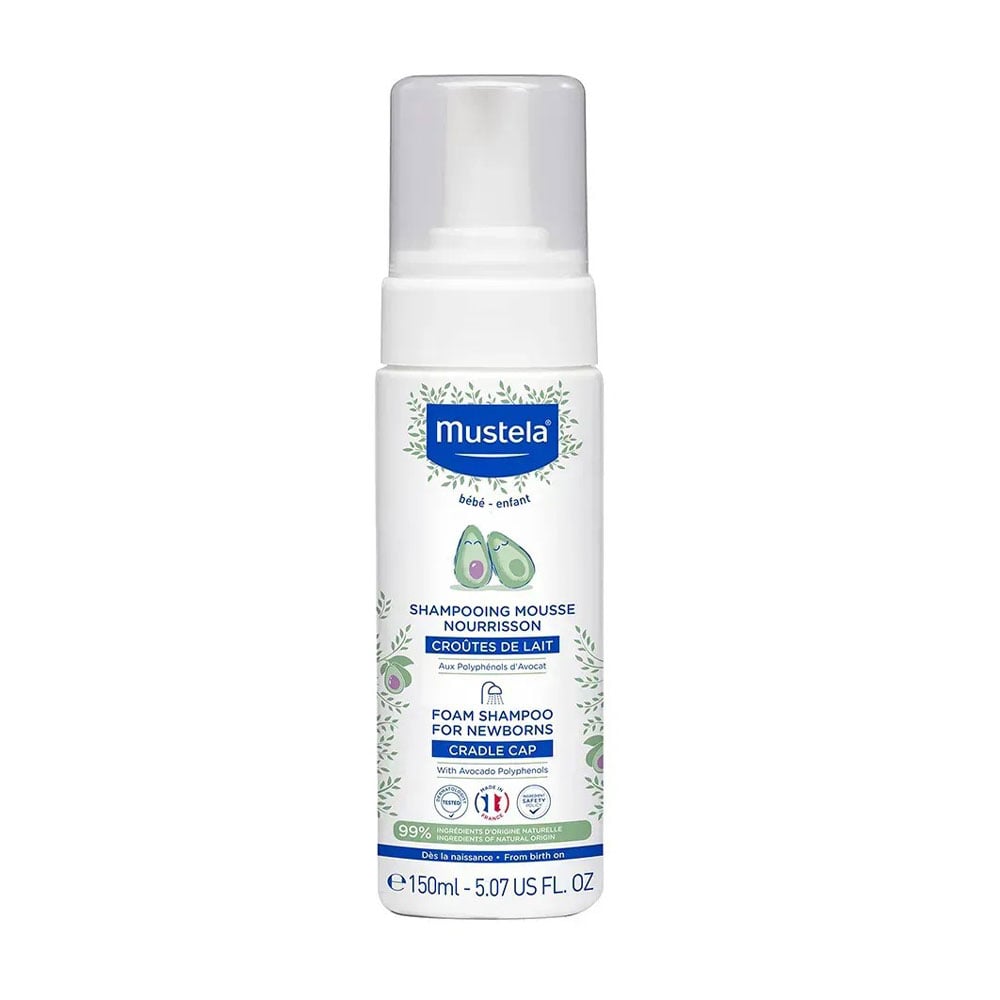 Пінка-шампунь для новонароджених Mustela Bebe Foam Shampoo for Newborns, 150 мл