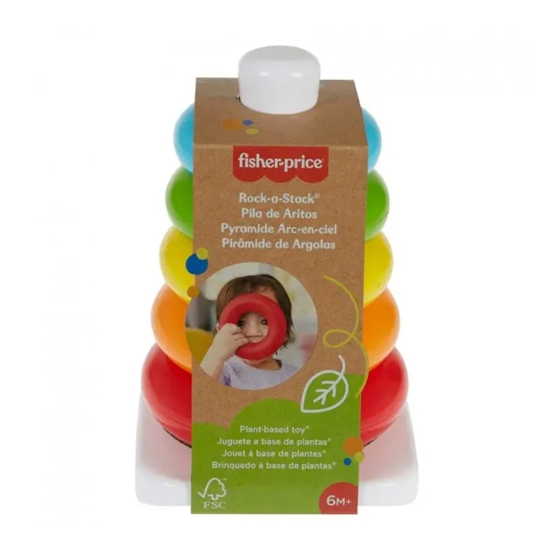 Пірамідка Fisher-Price від 6 місяців, 21*13 см (GRF09)