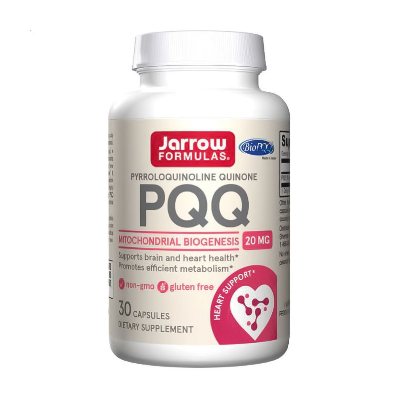 Пірролохінолінхінон PPQ Jarrow Formulas Pyrroloquinoline Quinone PPQ 20 мг, 30 капсул