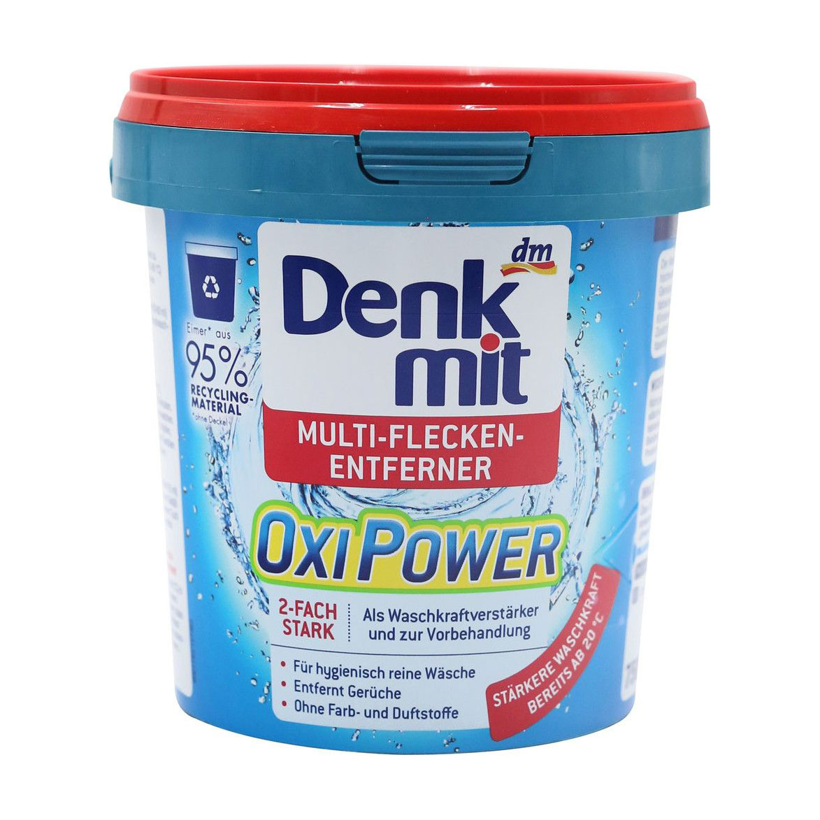 Плямовивідник DenkMit Oxi Power з активним киснем, для кольорових речей, 750 г