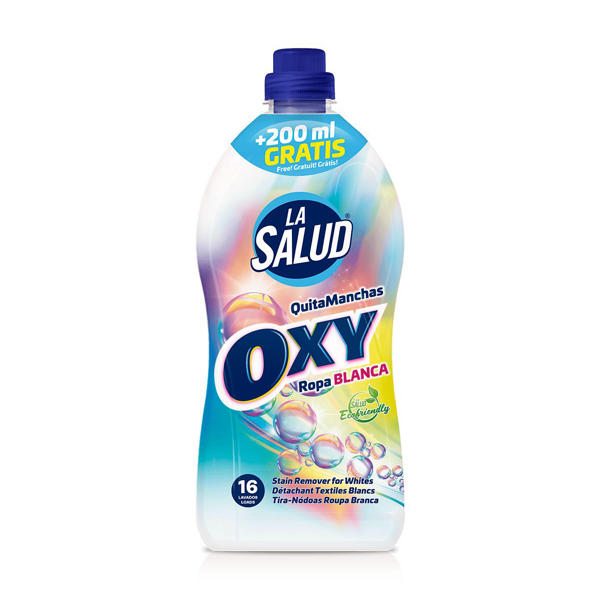 Плямовивідник La Salud Oxy для білих тканин, 1.5 л