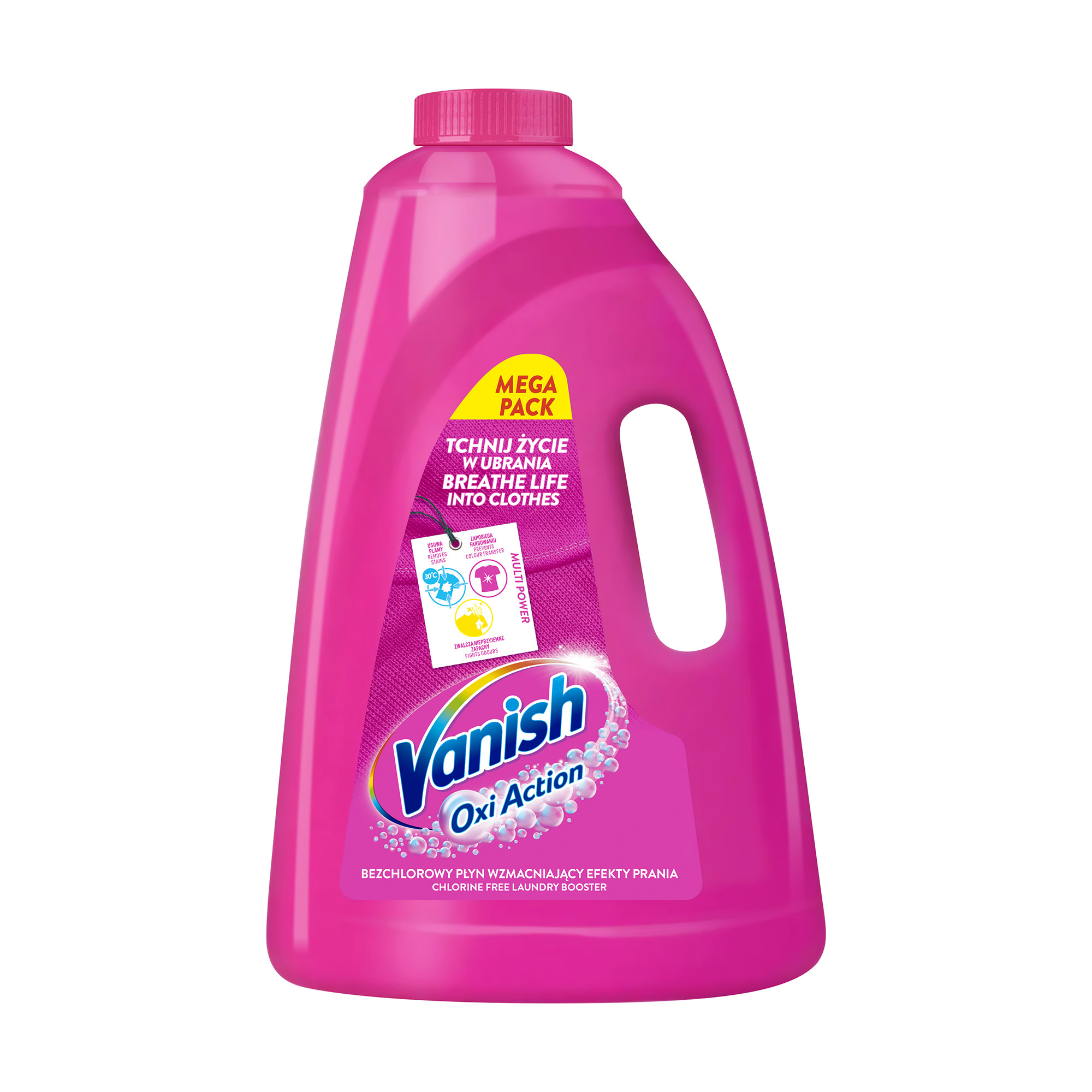 Плямовивідник рідкий для тканин Vanish Oxi Action, 3 л
