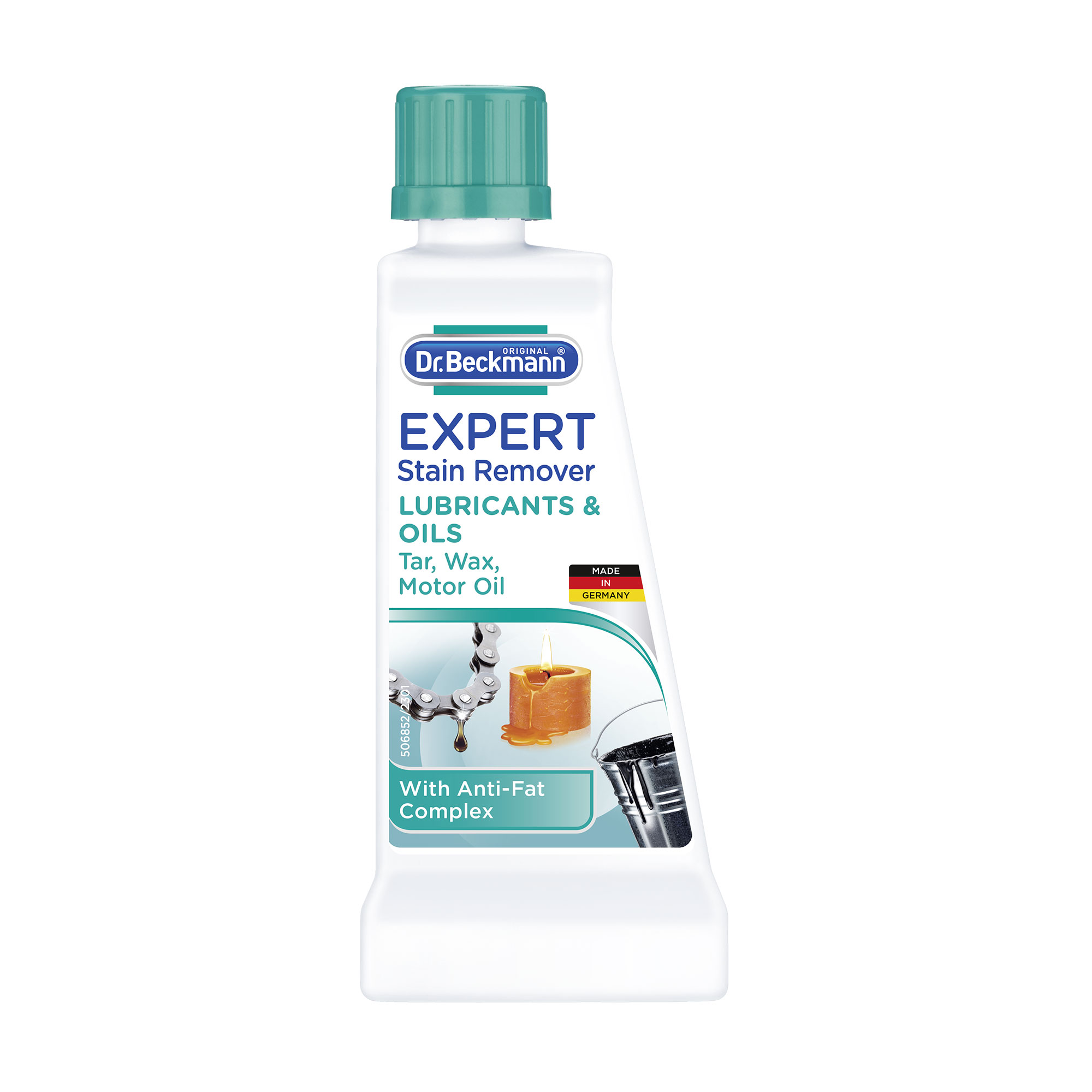 Плямовивідник рідкий Dr.Beckmann Expert мастило та бітум, 50 мл