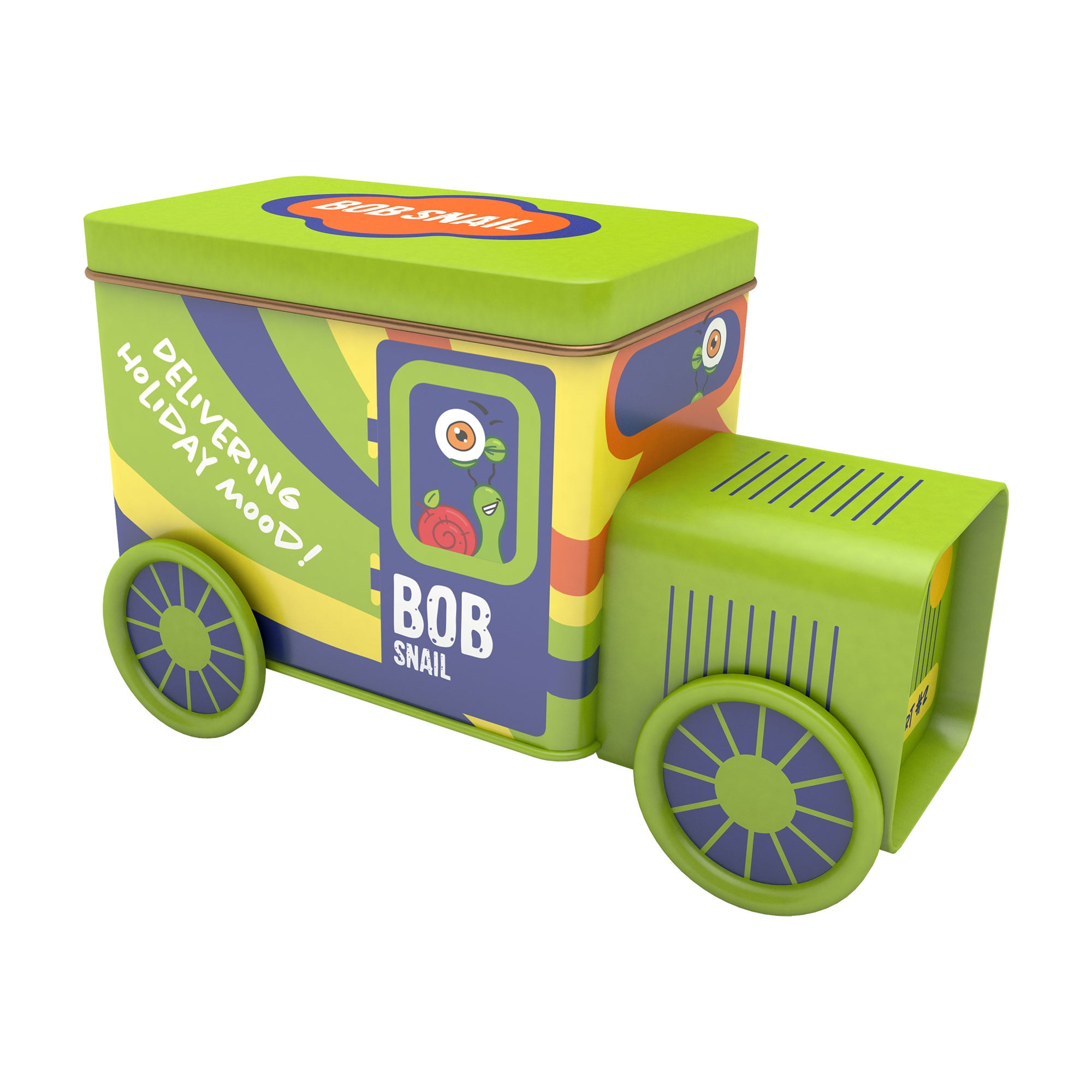 Подарунковий набір Bob Snail Fruit Start локомотив 2 (роли, 9*10 г + мармелад, 2*9 г + іграшка, 1 шт + наліпки, 1 шт + квиток, 1 шт + магніти, 3 шт)