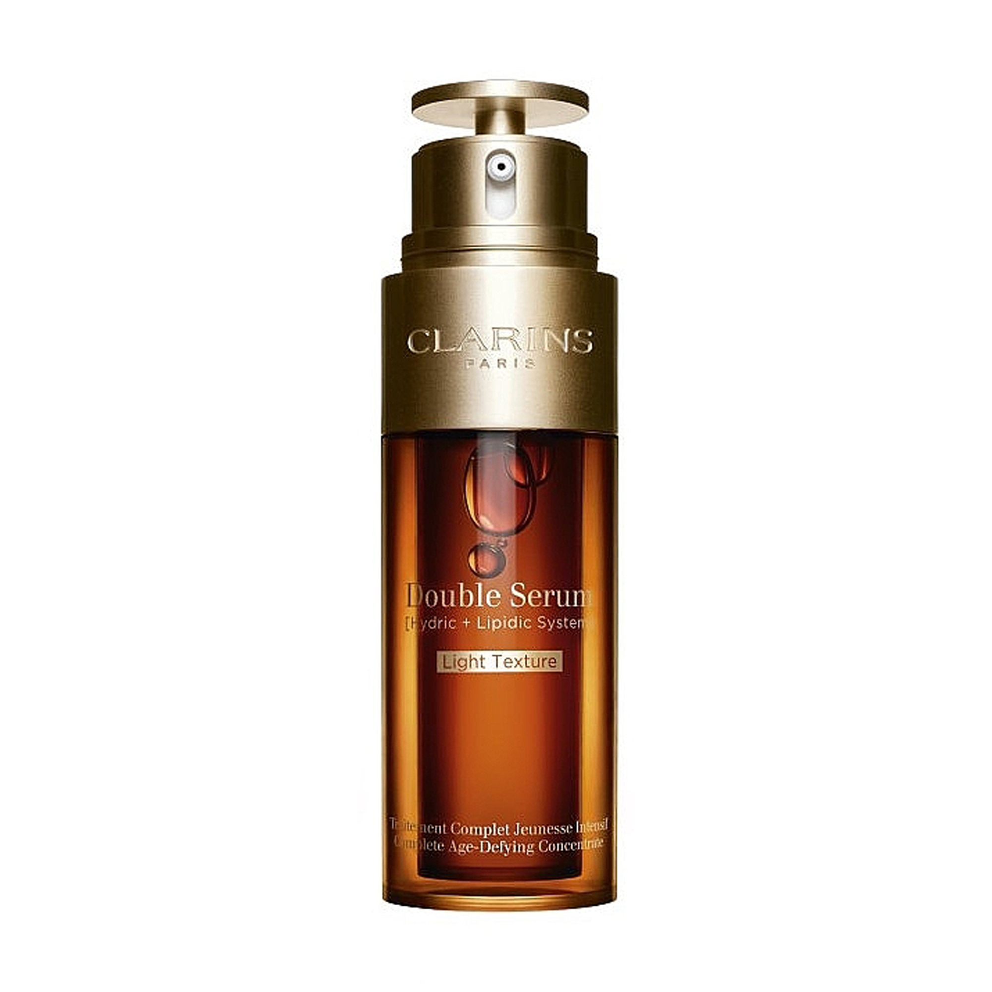 Подвійна сироватка легкої консистенції для обличчя Clarins Double Serum Light Texture Complete Age-Defying Concentrate, 50 мл