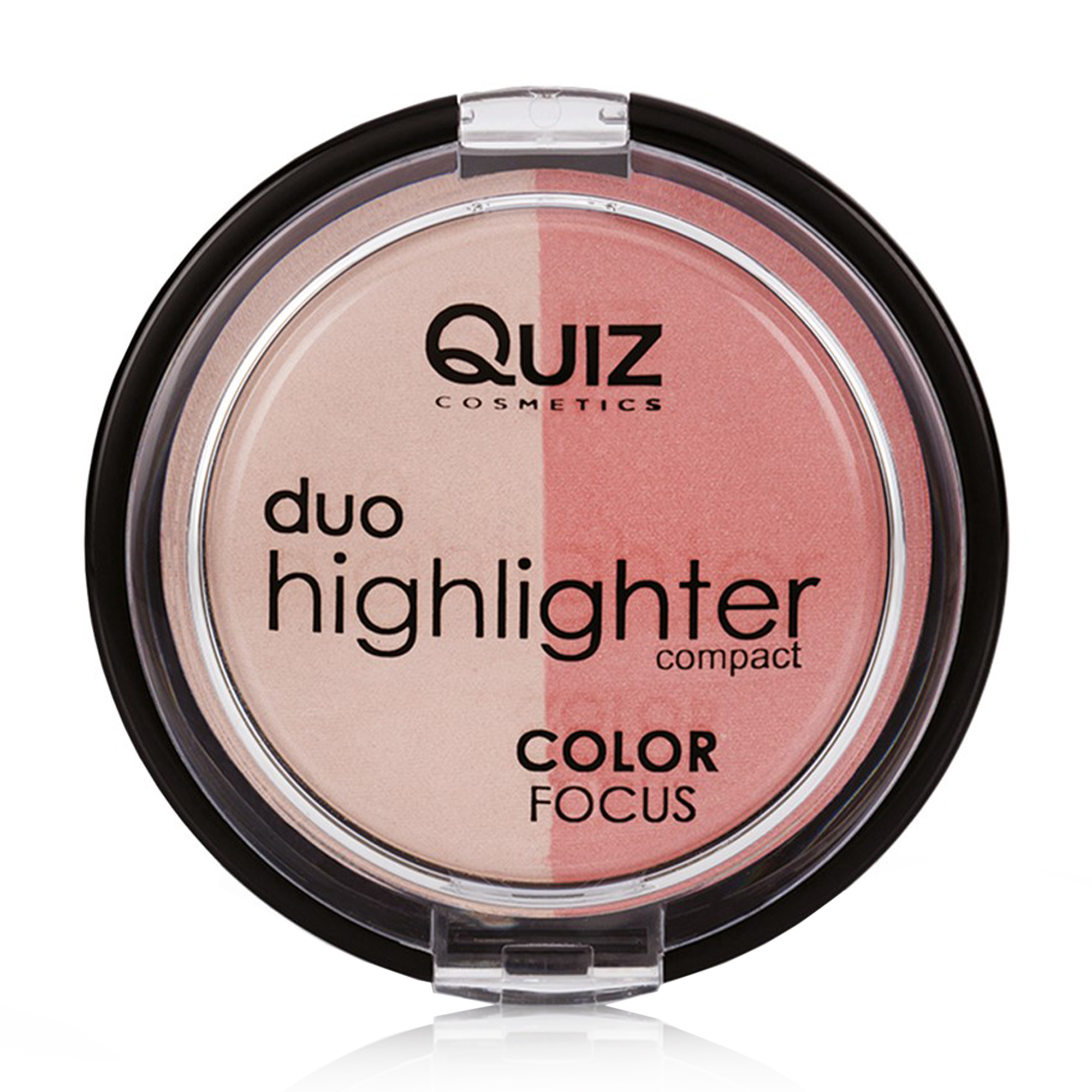 Подвійний хайлайтер для обличчя Quiz Cosmetics Color Focus Duo Highlighter тон 50, 12 г