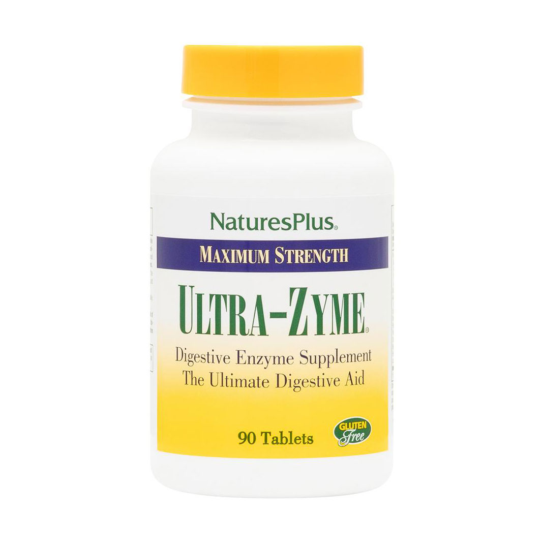 Покращення травлення NaturesPlus Ultra-Zyme, 90 таблеток