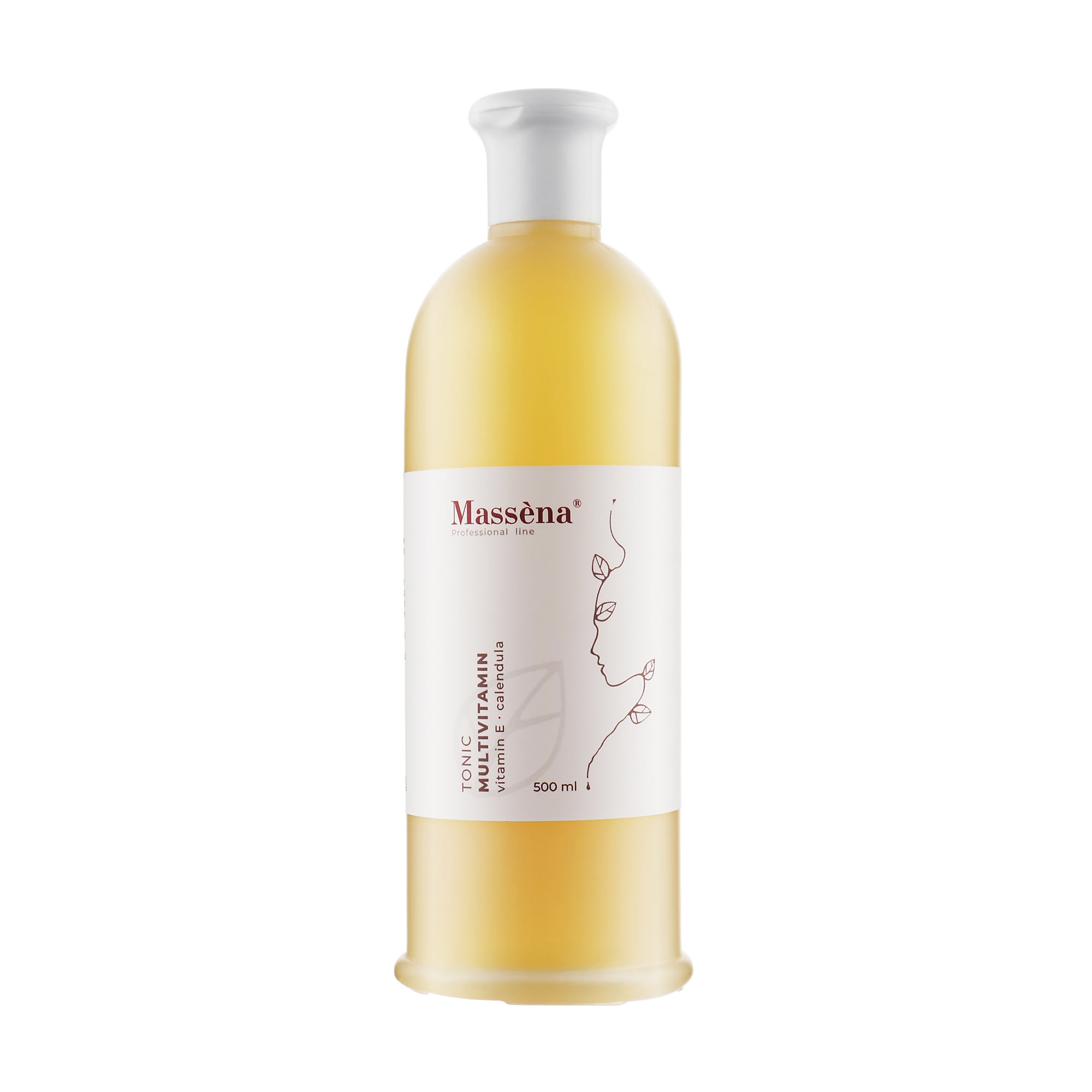 Полівітамінний тонік для обличчя Massena Tonic Multivitamin Vitamin E Calendula, 500 мл