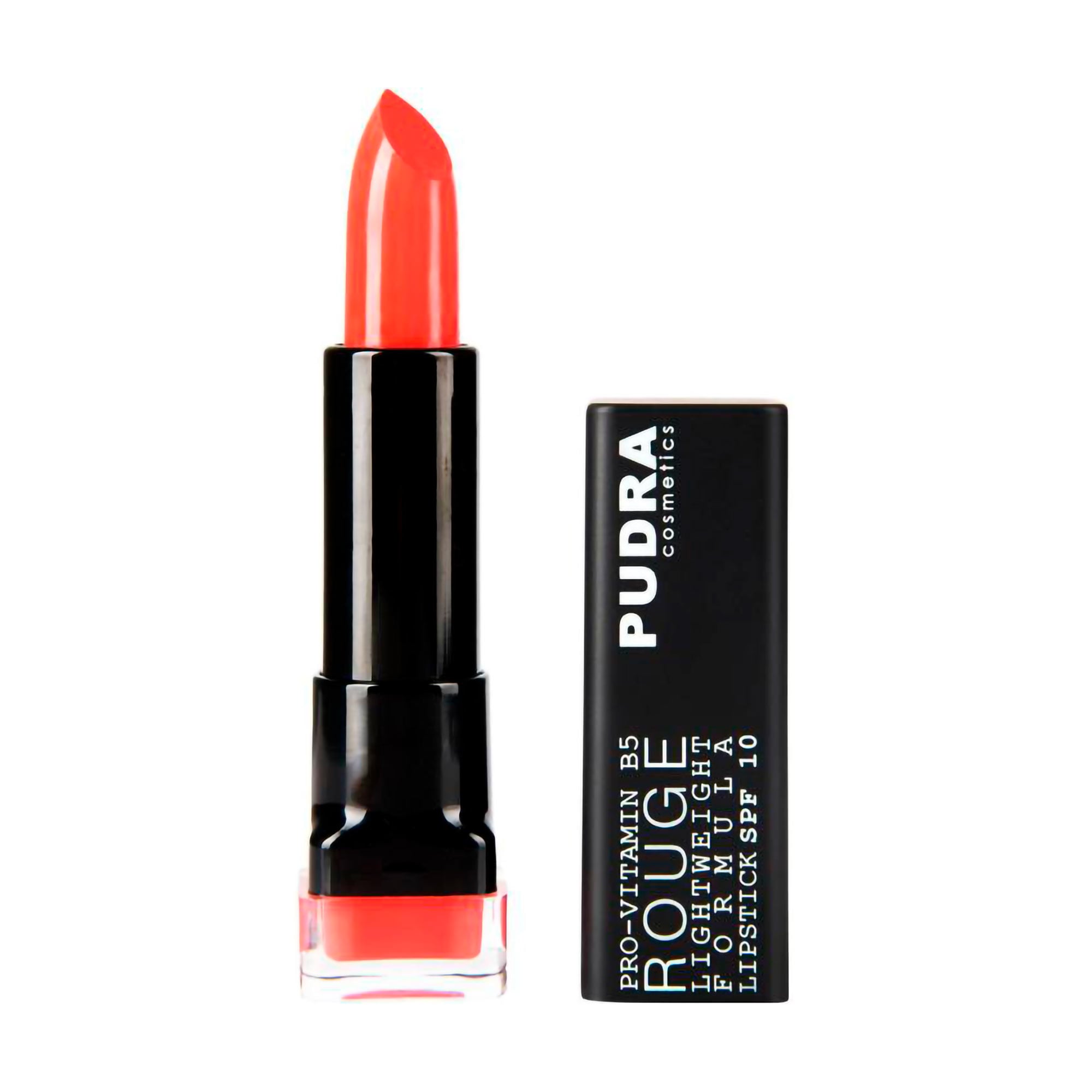 Помада для губ Pudra Cosmetics Rouge Lightweight Formula Lipstick SPF10 з провітаміном B5, 02 Pink Chic, 4.5 мл