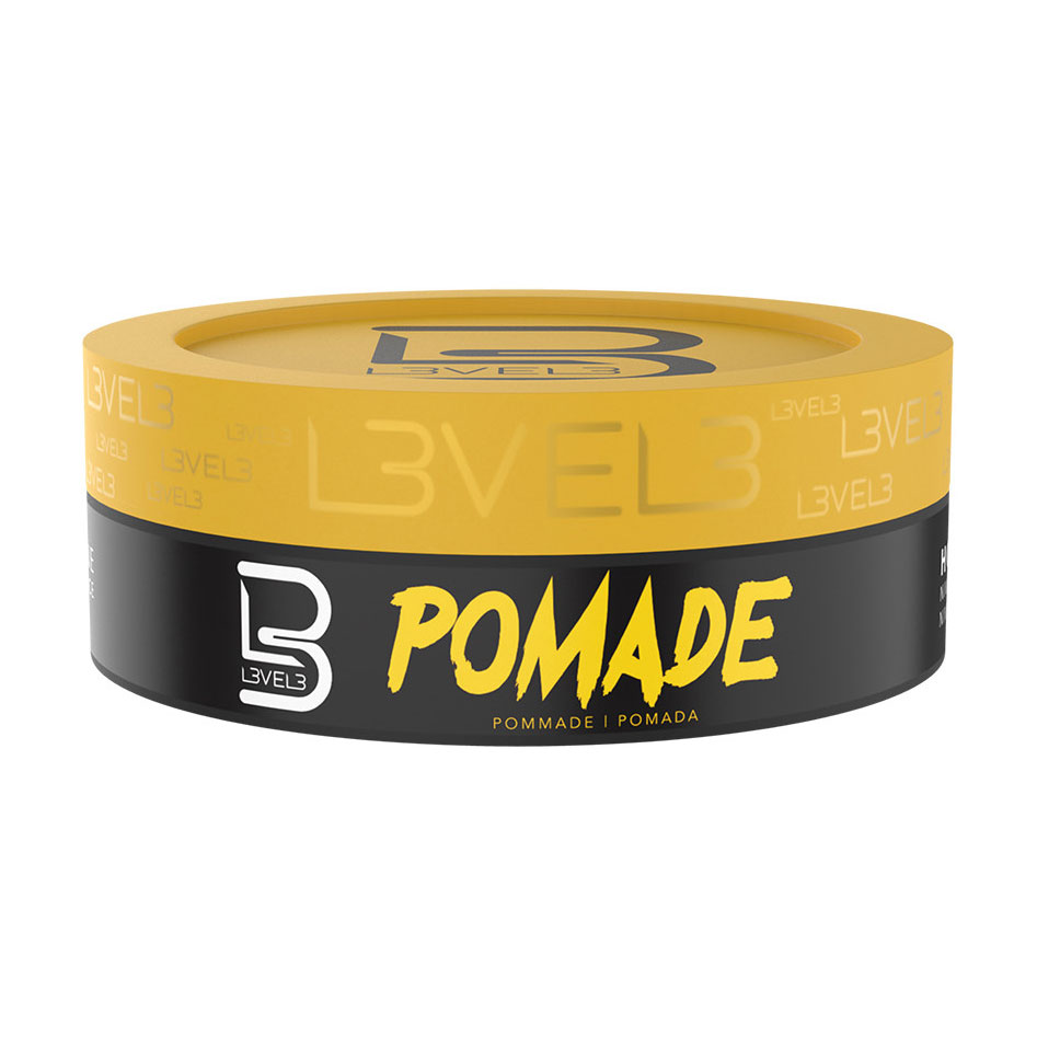 Помада для укладання волосся Level3 Hair Styling Pomade глянсова, сильної фіксації, 150 г