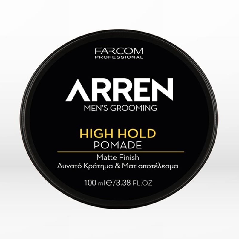 Помадка для укладання волосся Arren Men's Grooming Pomade High Hold сильної фіксації, матова, 100 мл