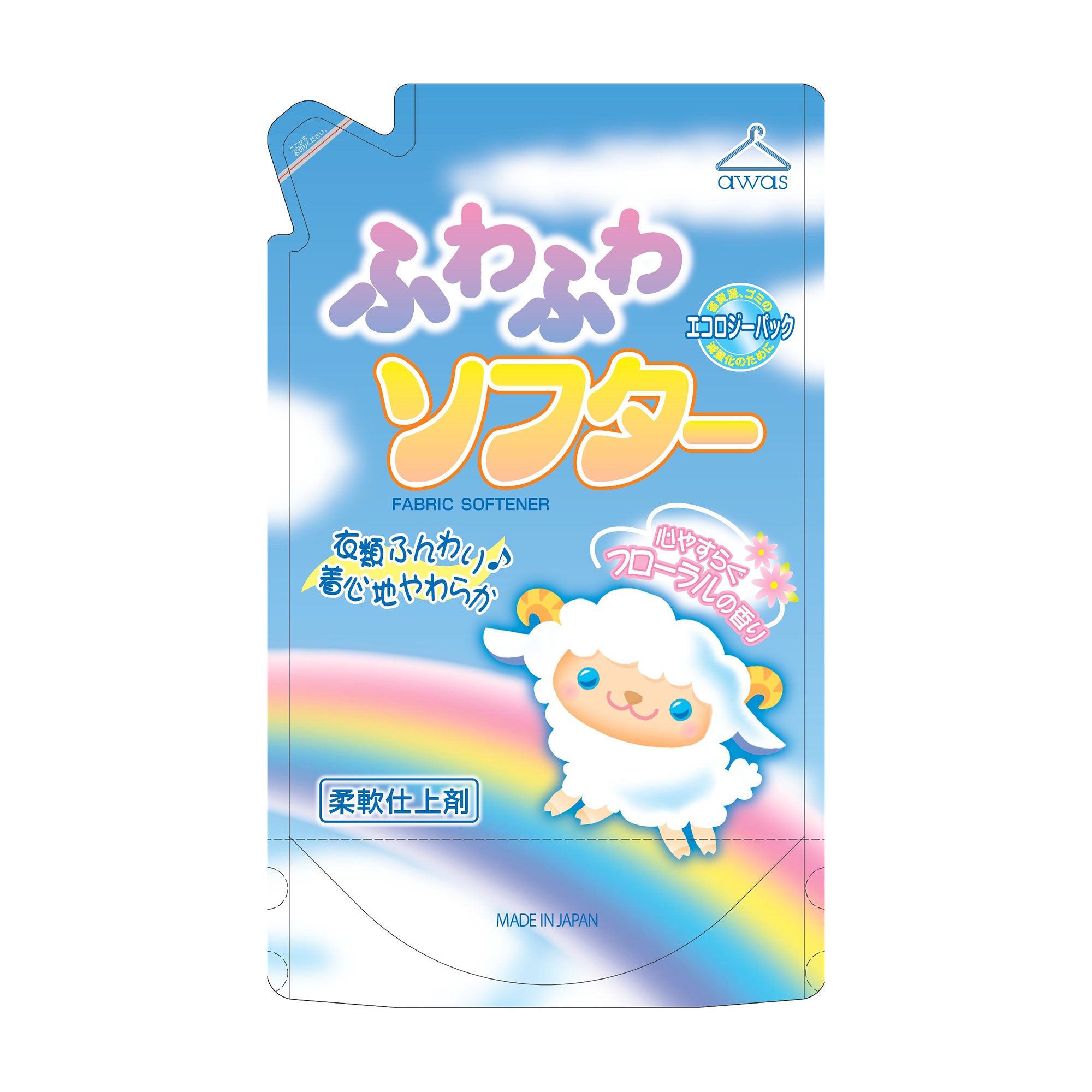 Пом'якшувач для прання Rocket Soap Fabric Softener, 1.5 л (дойпак)