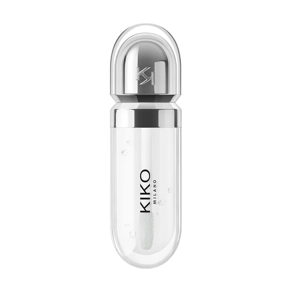 Пом'якшувальний блиск для губ Kiko Milano 3D Hydra Lipgloss 01 Clear, 6.5 мл