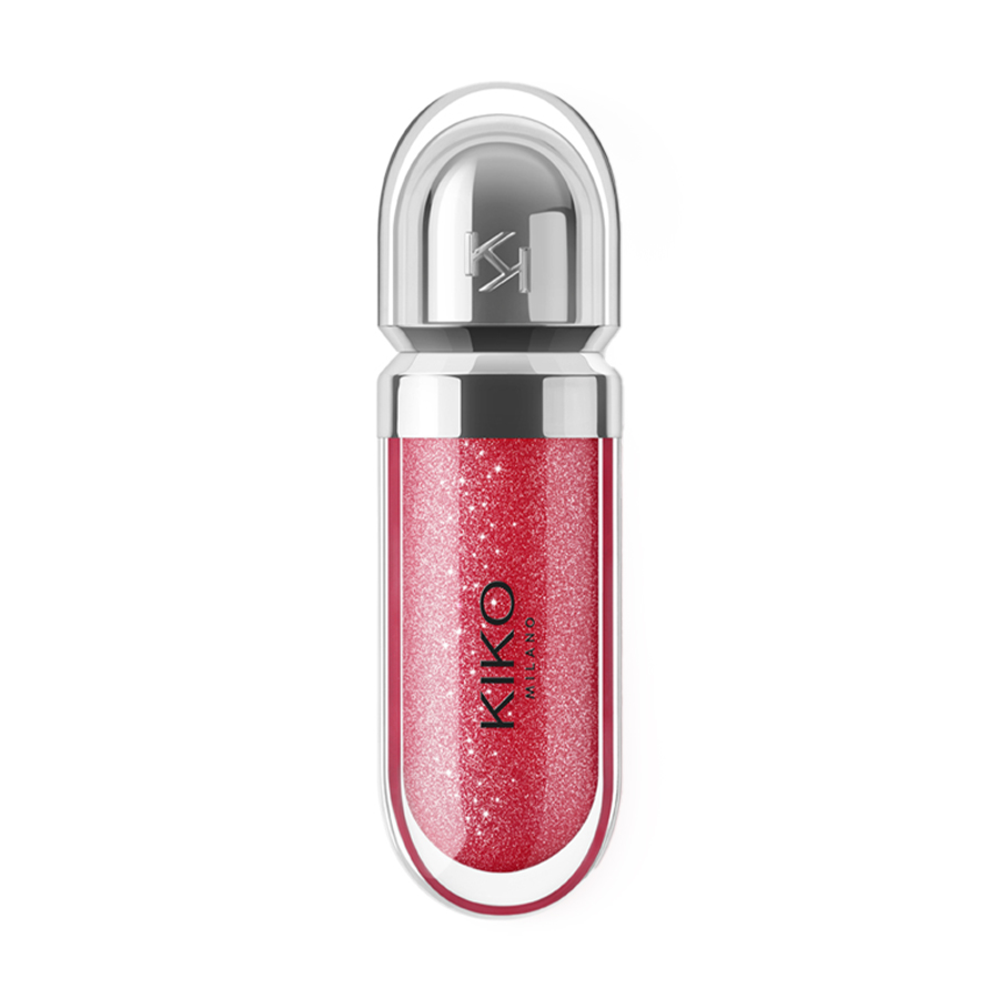 Пом'якшувальний блиск для губ Kiko Milano 3D Hydra Lipgloss 12 Pearly Amaryllis Red, 6.5 мл