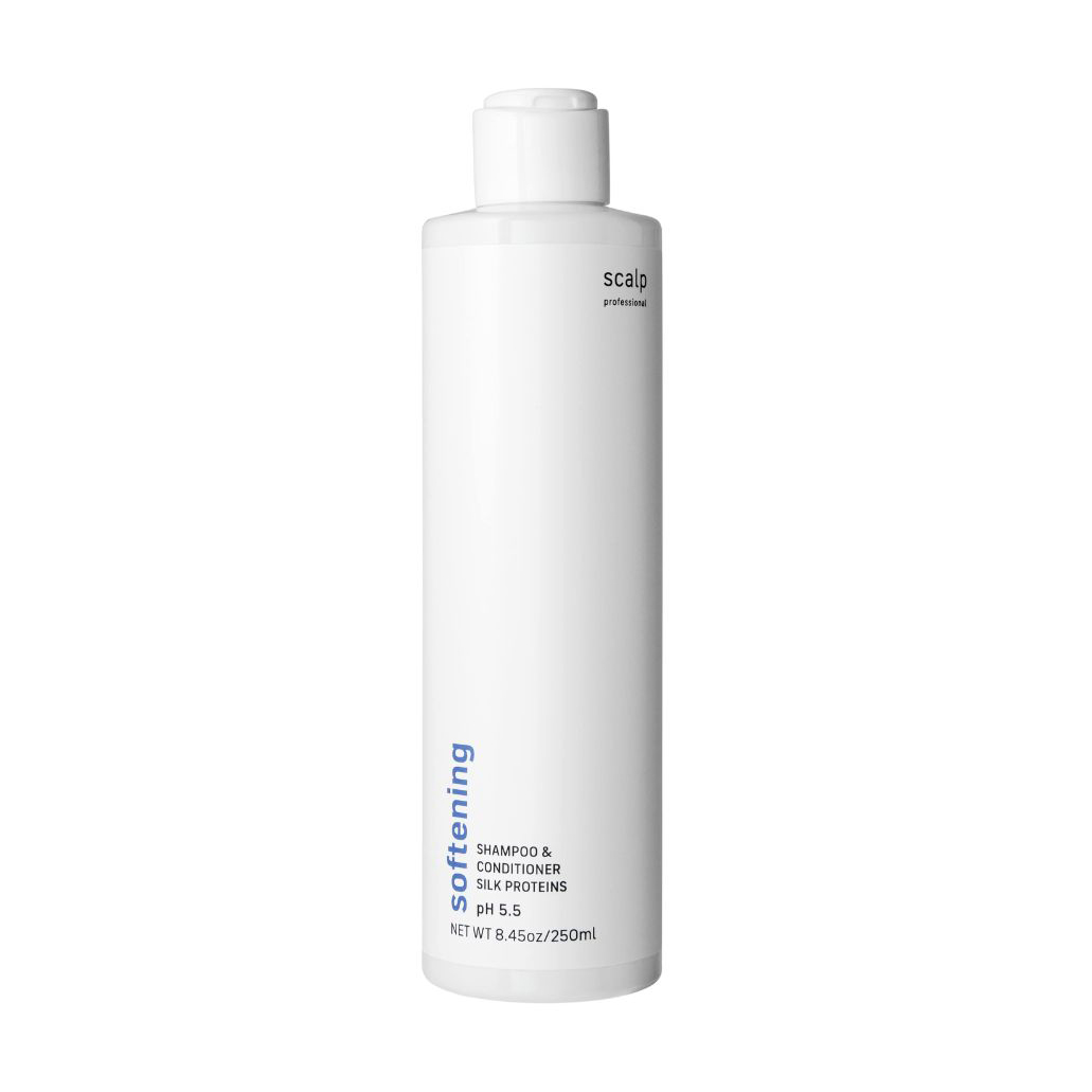 Пом'якшувальний шампунь-кондиціонер для волосся Scalp Softening Shampoo &amp; Conditioner Silk Proteins з протеїнами шовку, 250 мл