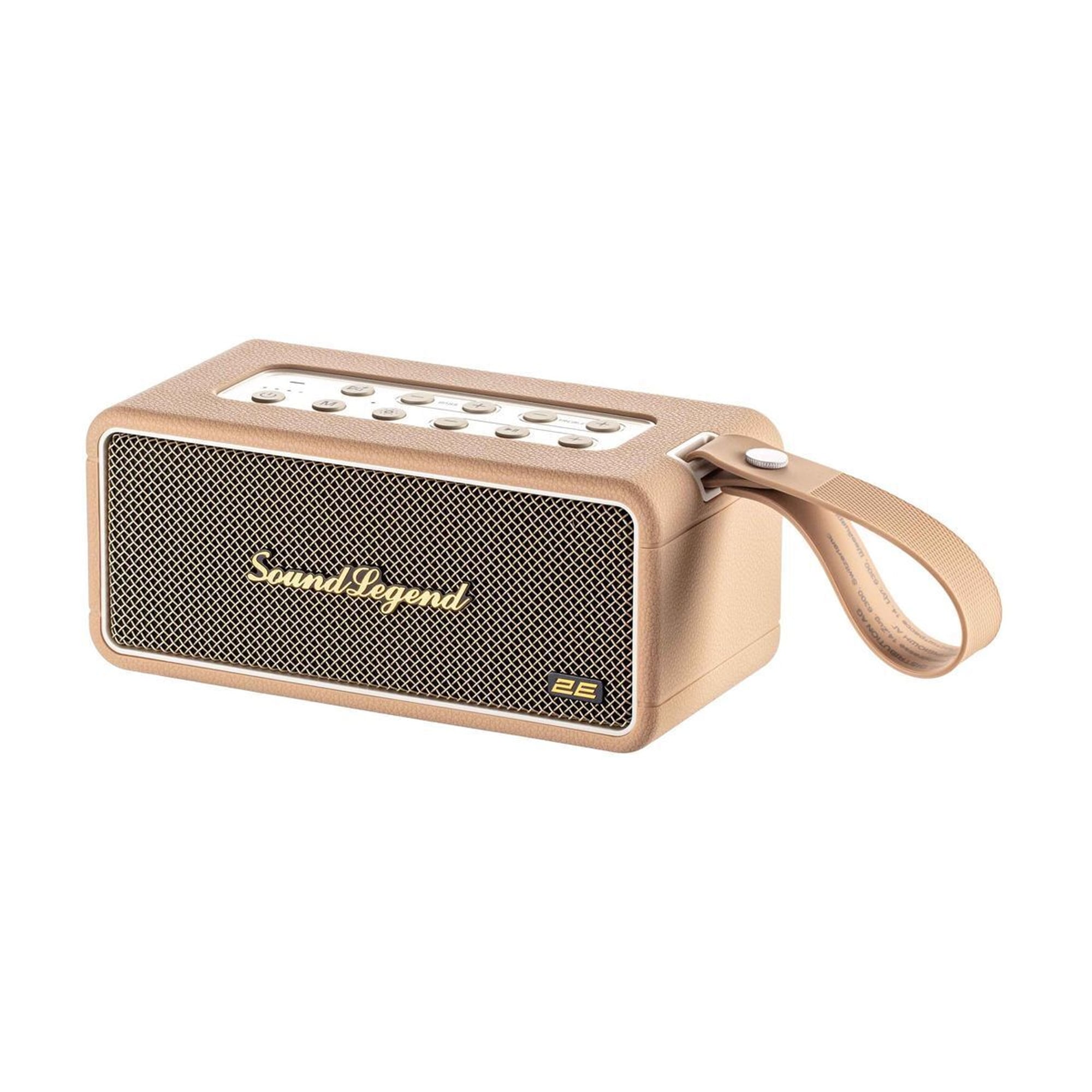 Портативна акустична система 2E SoundLegend Коричнева (2E-BSSLWBN)