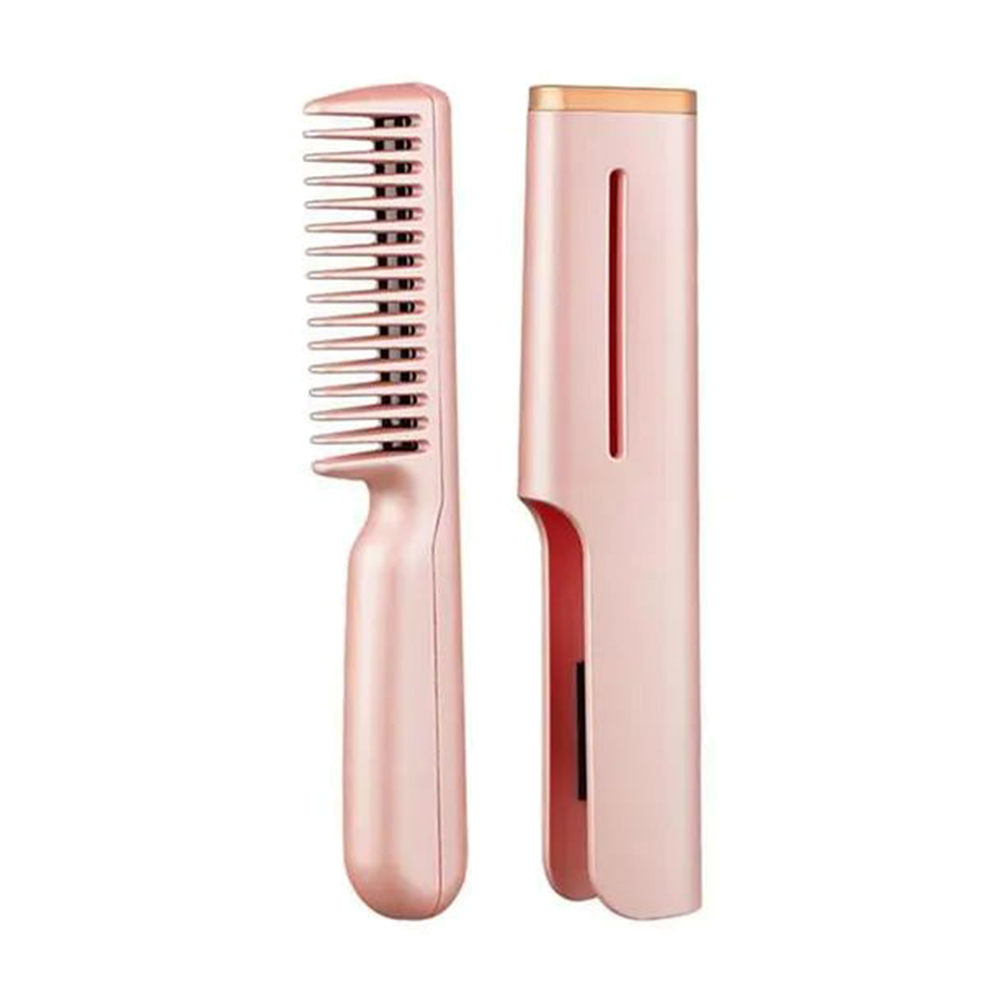 Портативний гребінець випрямляч для укладання волосся Hair Comb LY-297 з USB, 1 шт