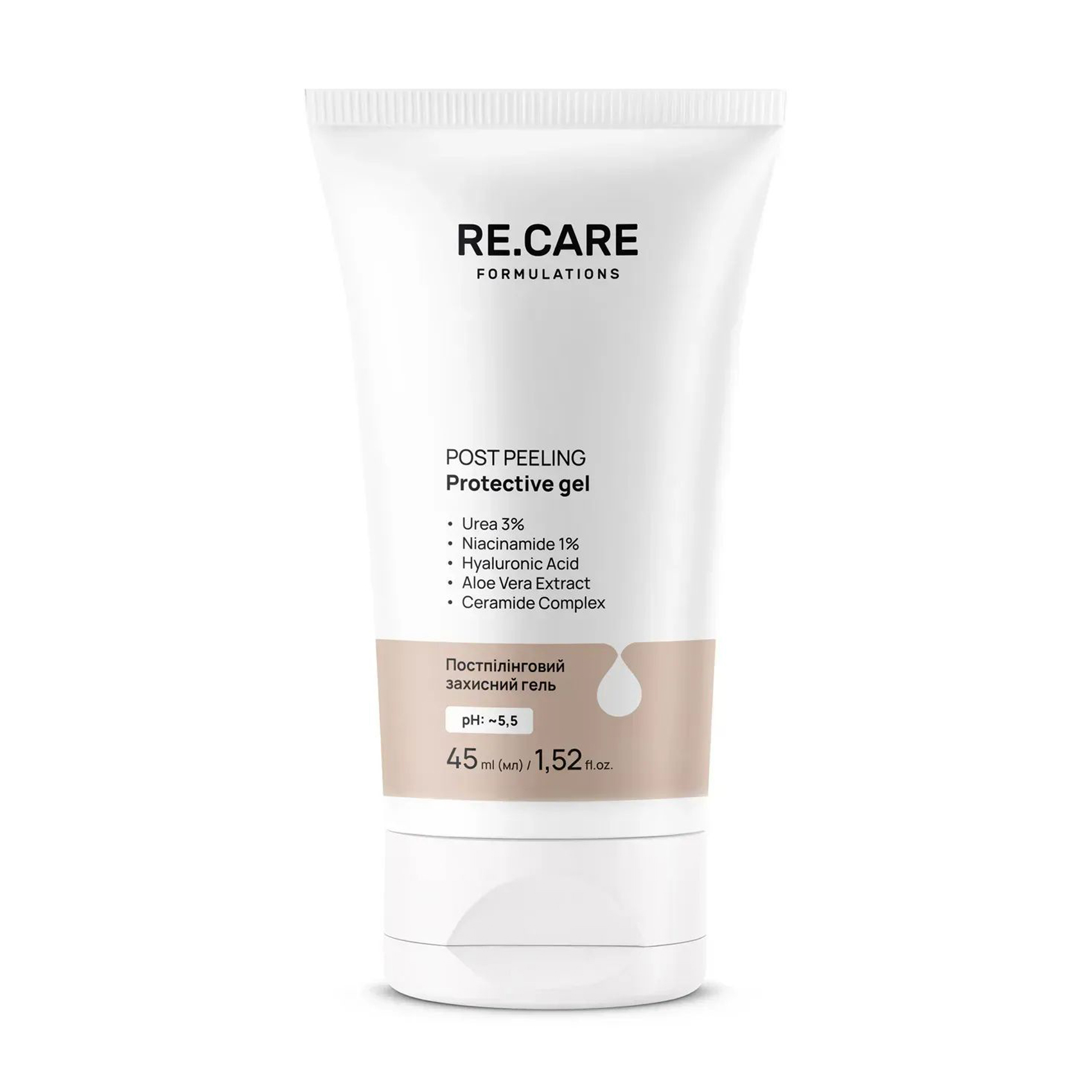 Постпілінговий захисний гель для обличчя Re.Care Post Peeling Protective Gel, 45 мл