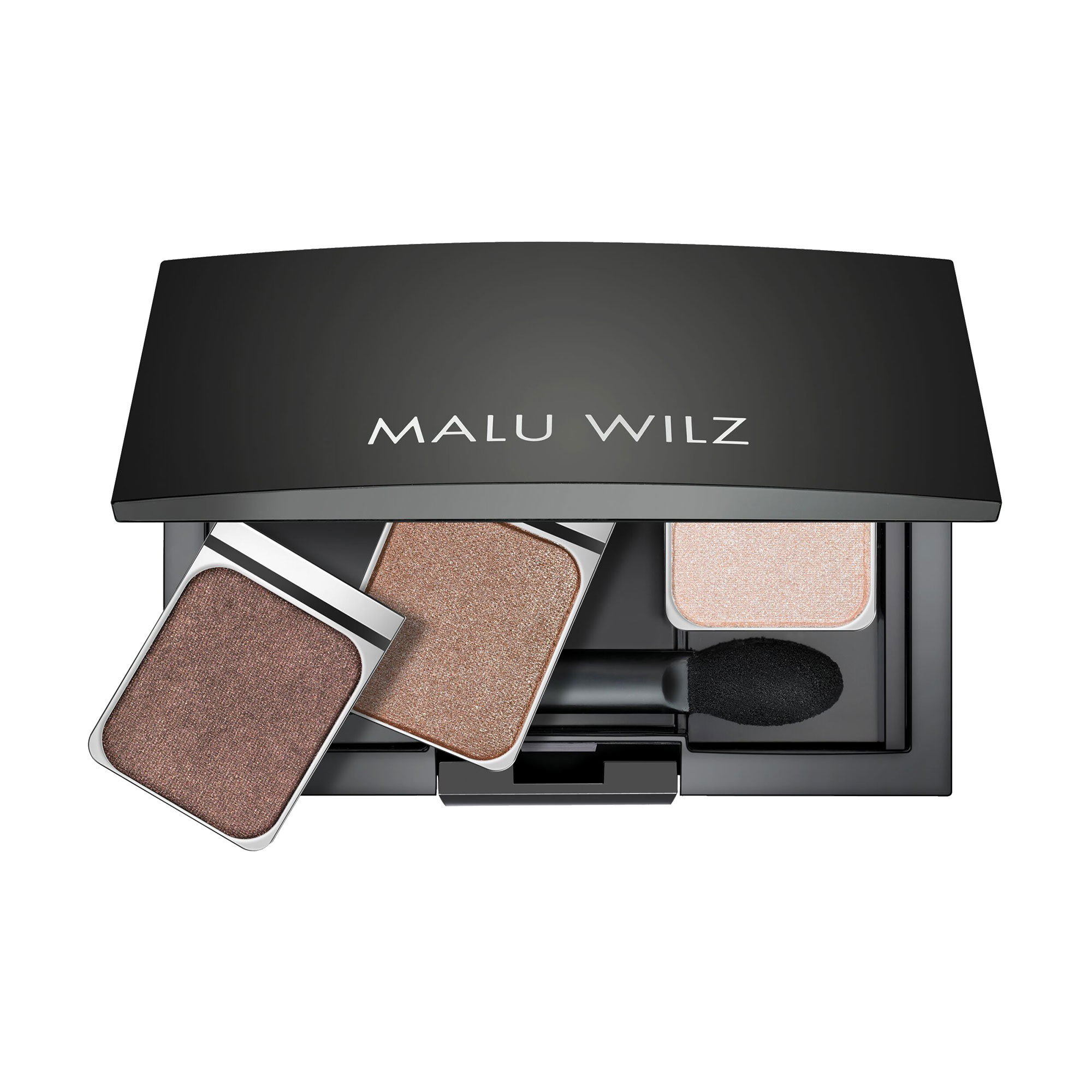 Потрійний футляр для тіней і рум'ян Malu Wilz