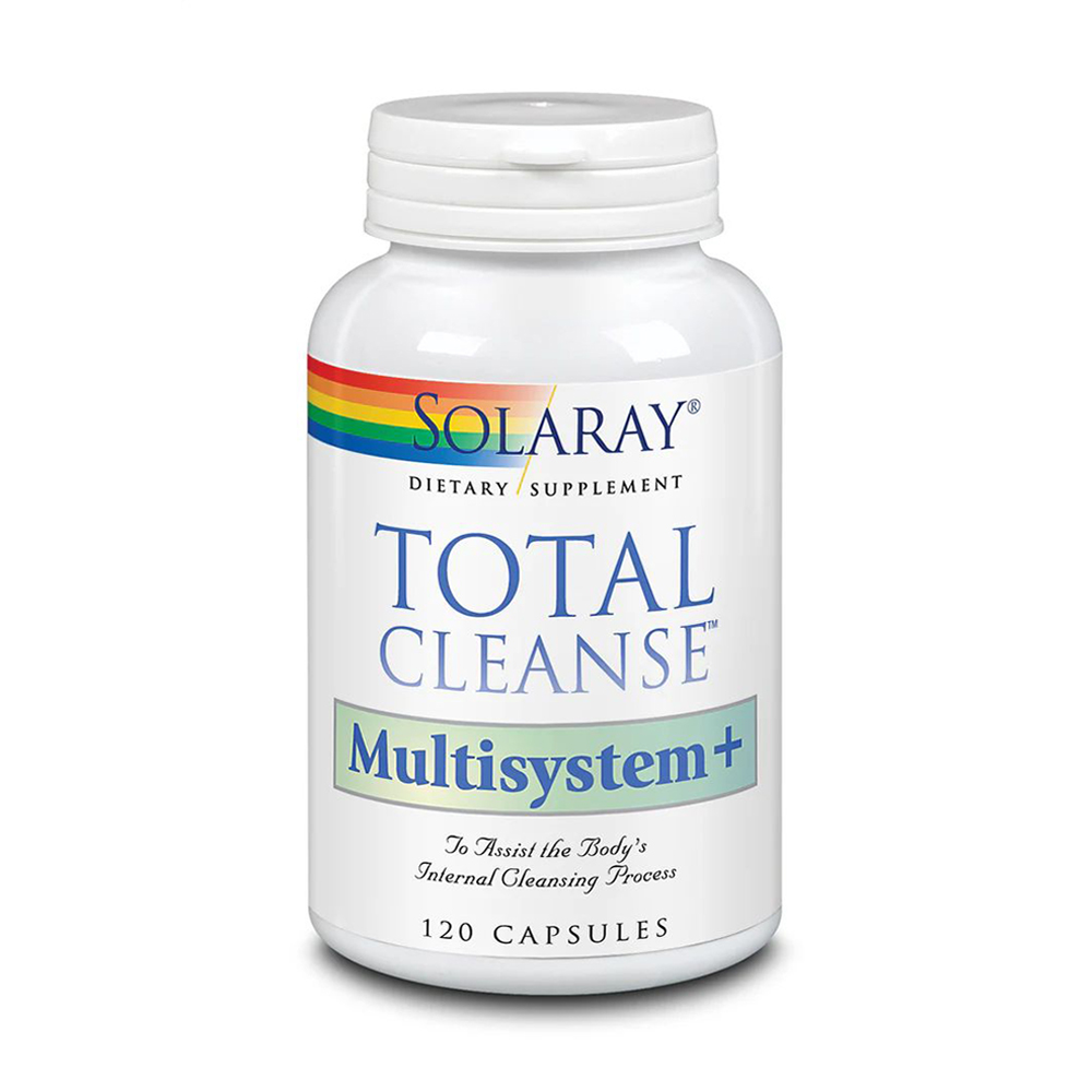 Повне очищення організму Solaray Total Cleanse Multisystem+, 120 капсул