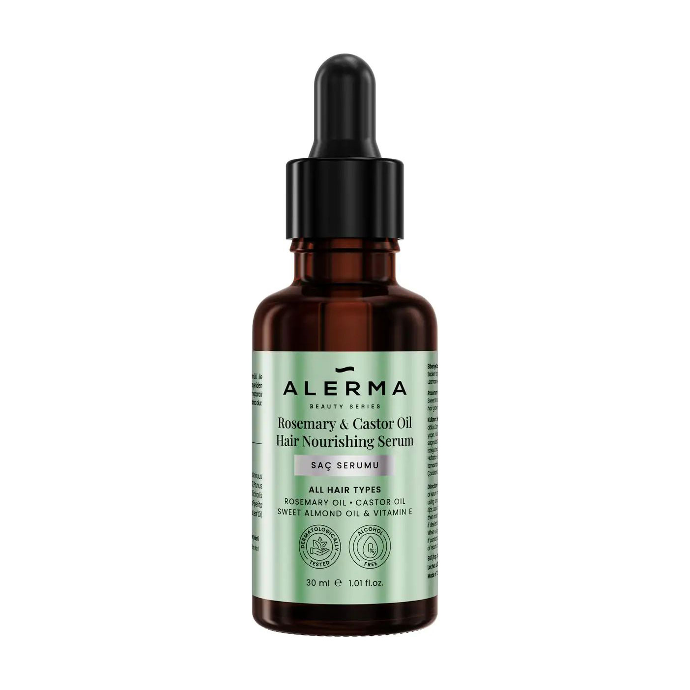 Поживна сироватка для волосся Alerma Rosemary &amp; Castor Oil Hair Nourishing Serum, 30 мл