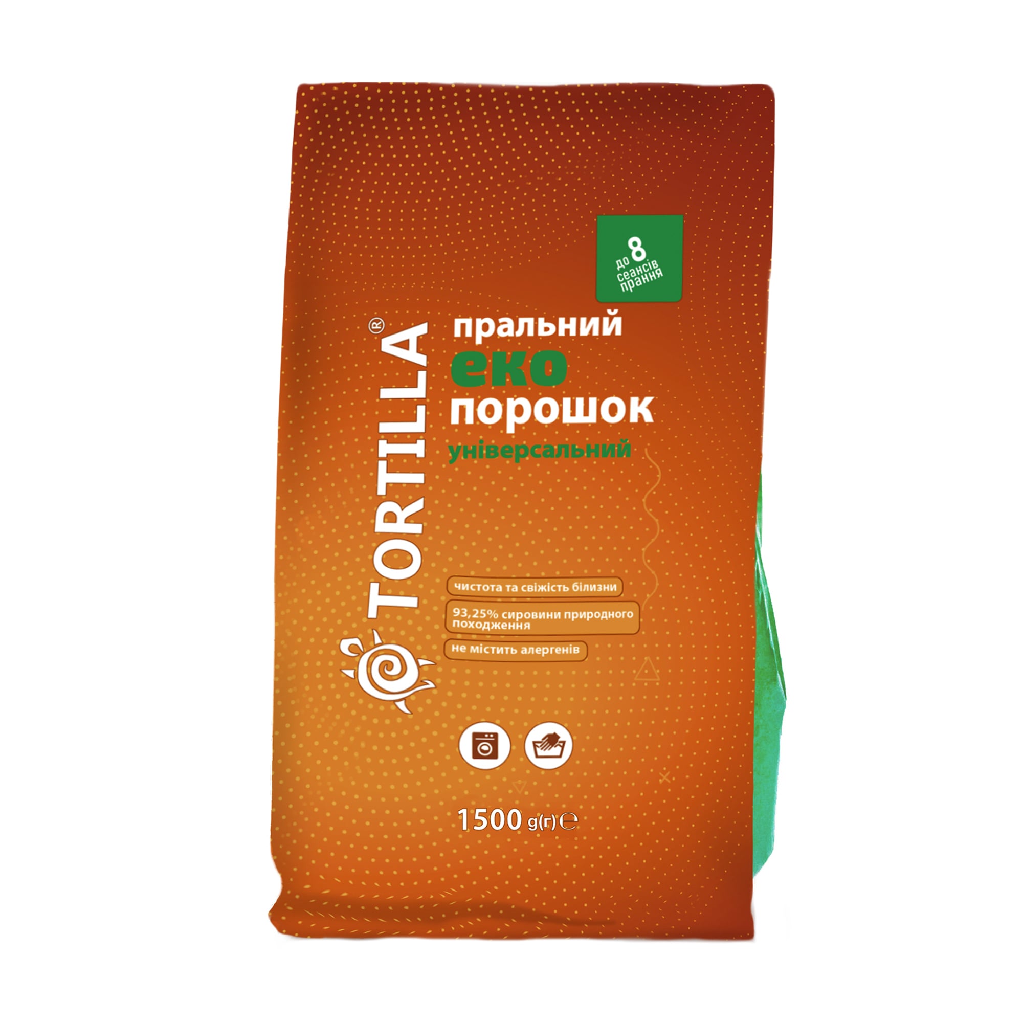 Пральний еко порошок Tortilla універсальний, 1.5 кг