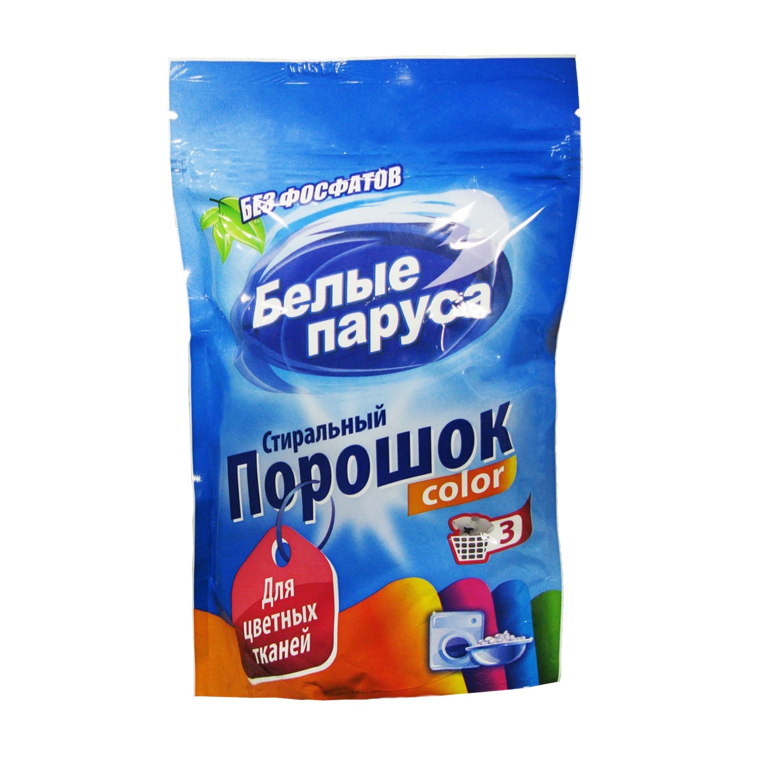 Пральний порошок Білі вітрила Color 24 цикли прання, 3 кг