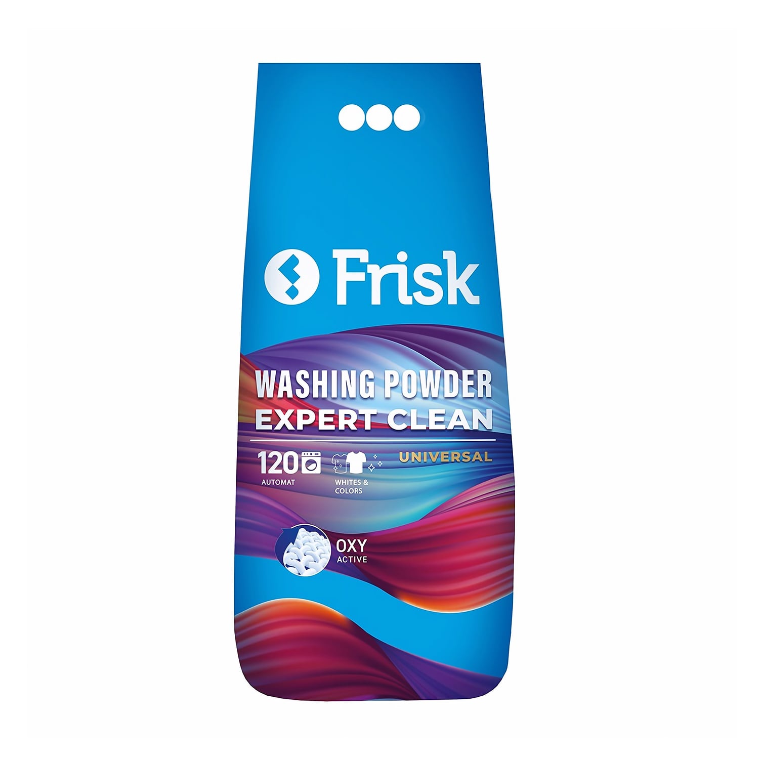 Пральний порошок Frisk Expert Clean Universal автомат, 120 циклів прання, 10 кг