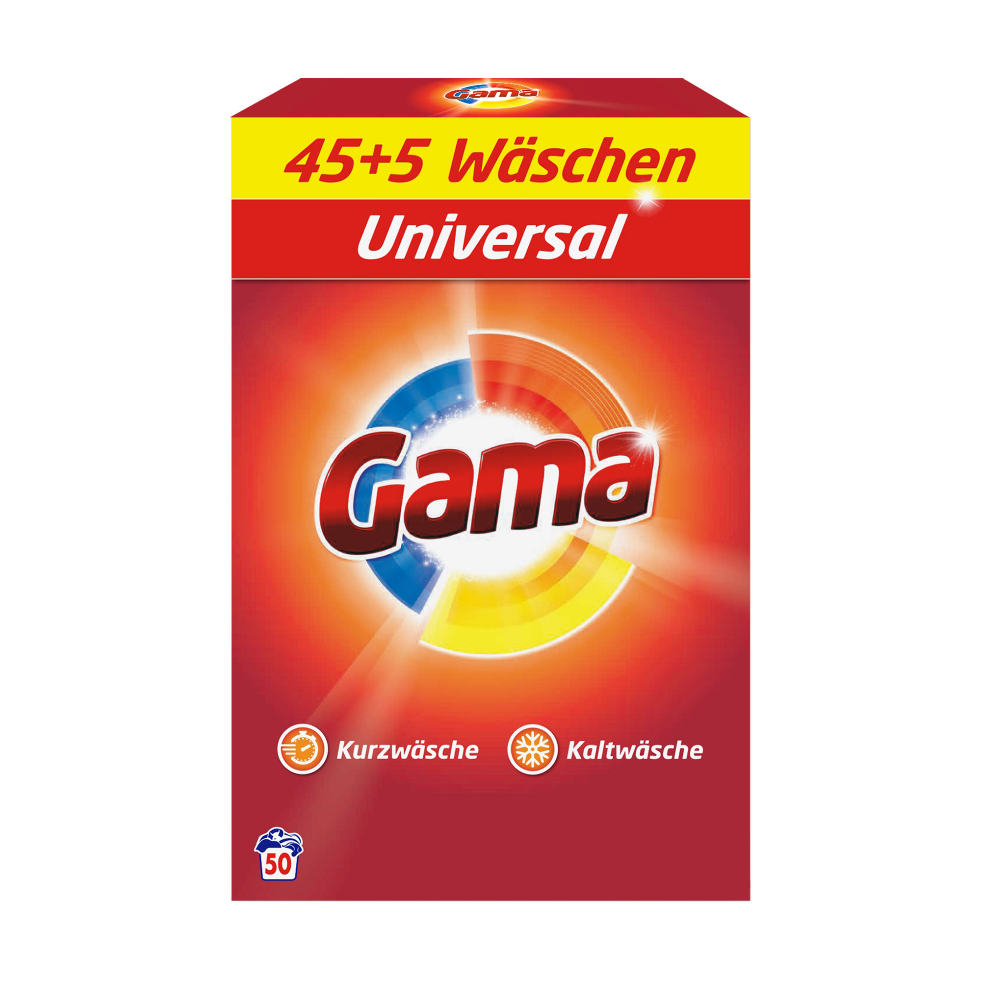 Пральний порошок Gama Unsversal, 50 циклів прання, 3 кг