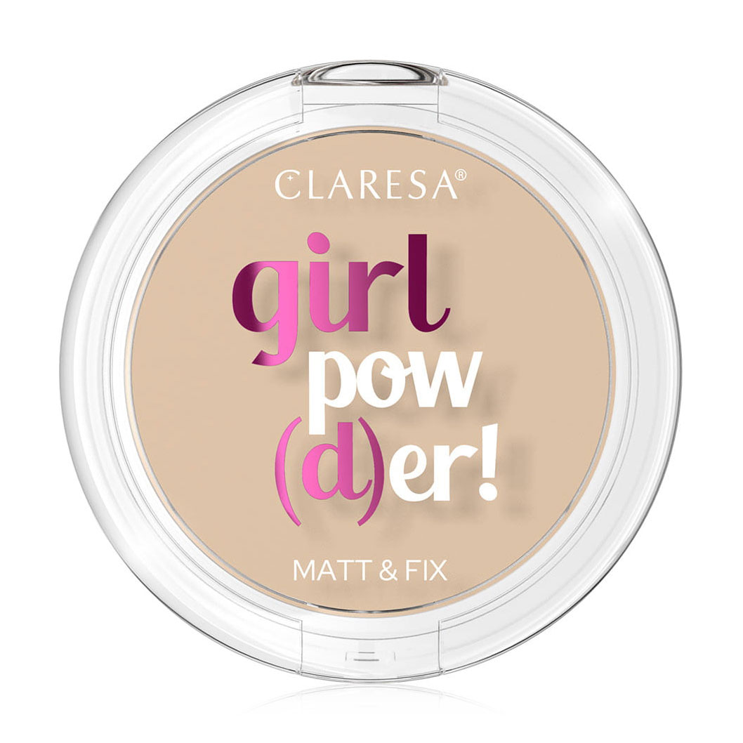 Пресована пудра для обличчя Claresa Girl Pow(D)er! Pressed Powder 01 Translucent, 12 г