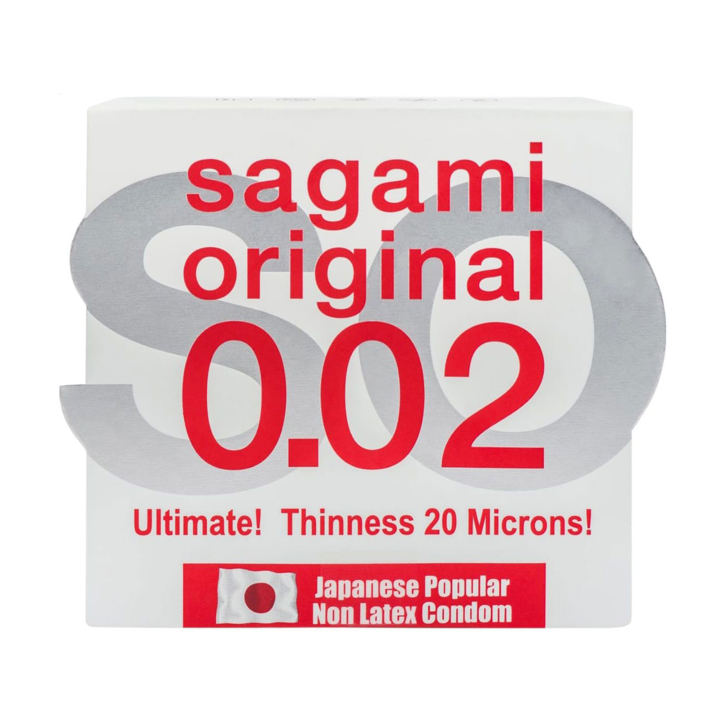 Презерватив поліуретановий Sagami Original 0.02 ультратонкий, 1 шт