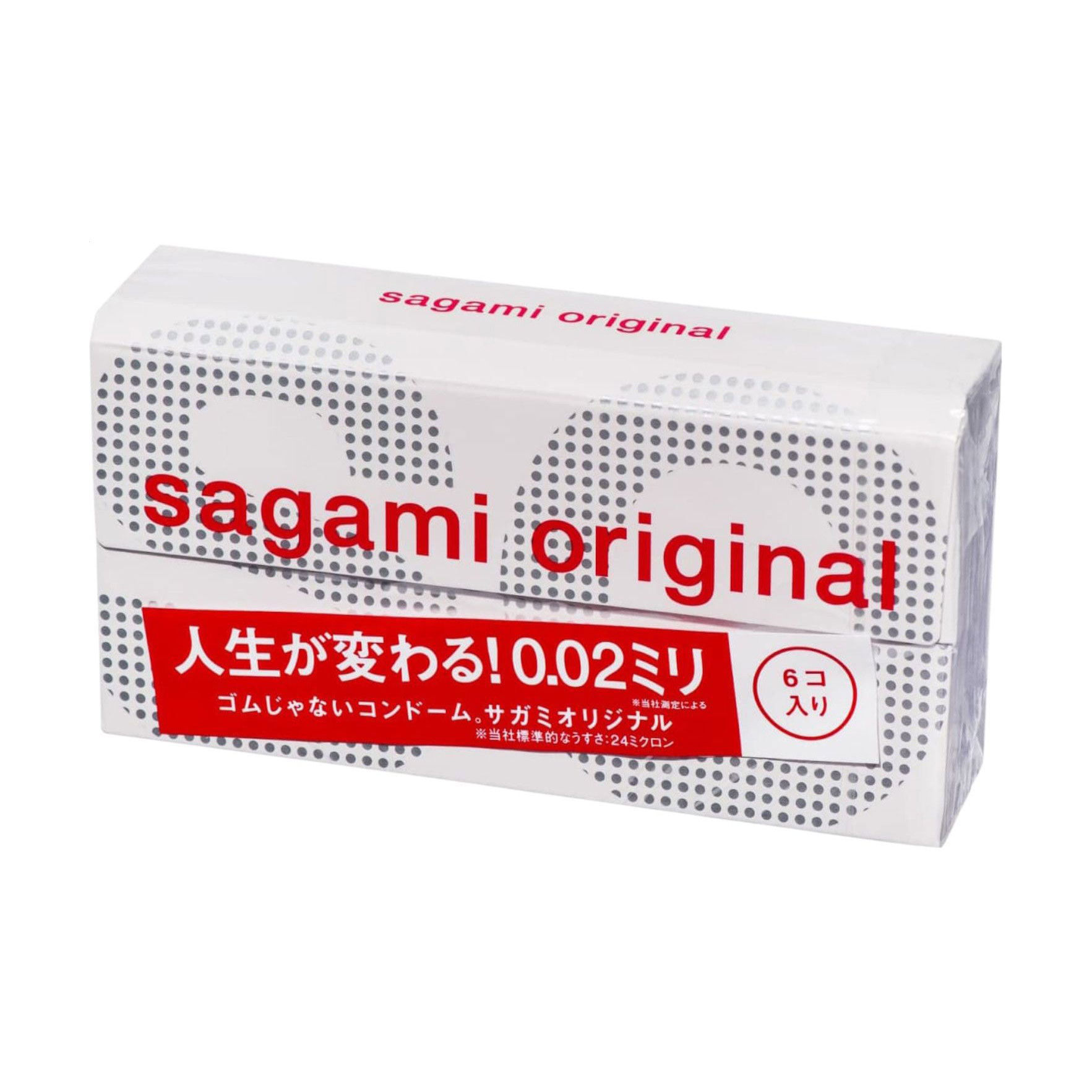 Презерватив поліуретановий Sagami Original 0.02 ультратонкий, 6 шт