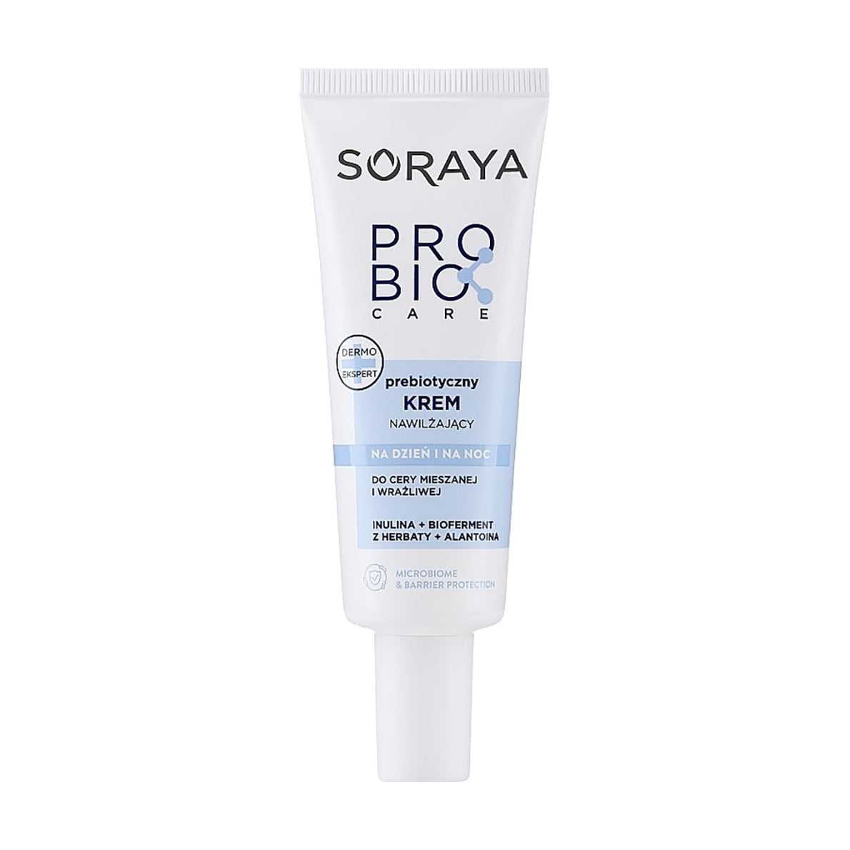 Пробіотичний зволожувальний крем для обличчя Soraya Probio Care для комбінованої та чутливої шкіри, 50 мл