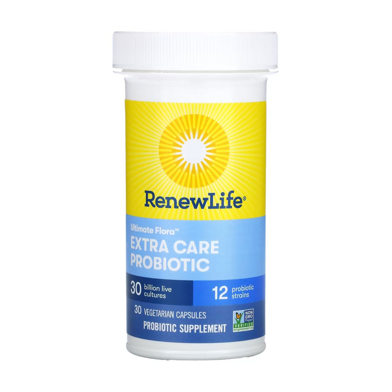 Пробіотик Renew Life Ultimate Flora Extra Care Probiotic 30 млрд КУО, 30 капсул